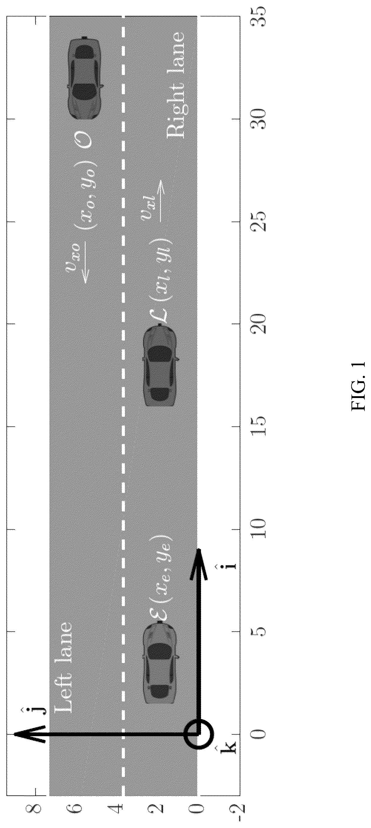 Patent US12304487 — Safe autonomous overtaking with intention estimation — Figure 1