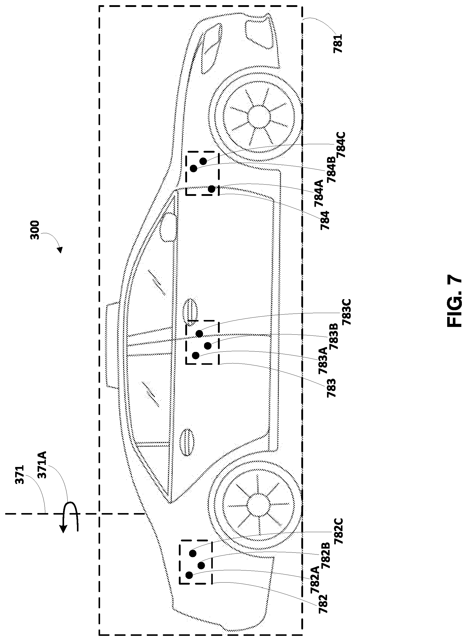 Patent US12304494 Figure 7 – Control of autonomous vehicle based on determined yaw parameter(s) of additional vehicle