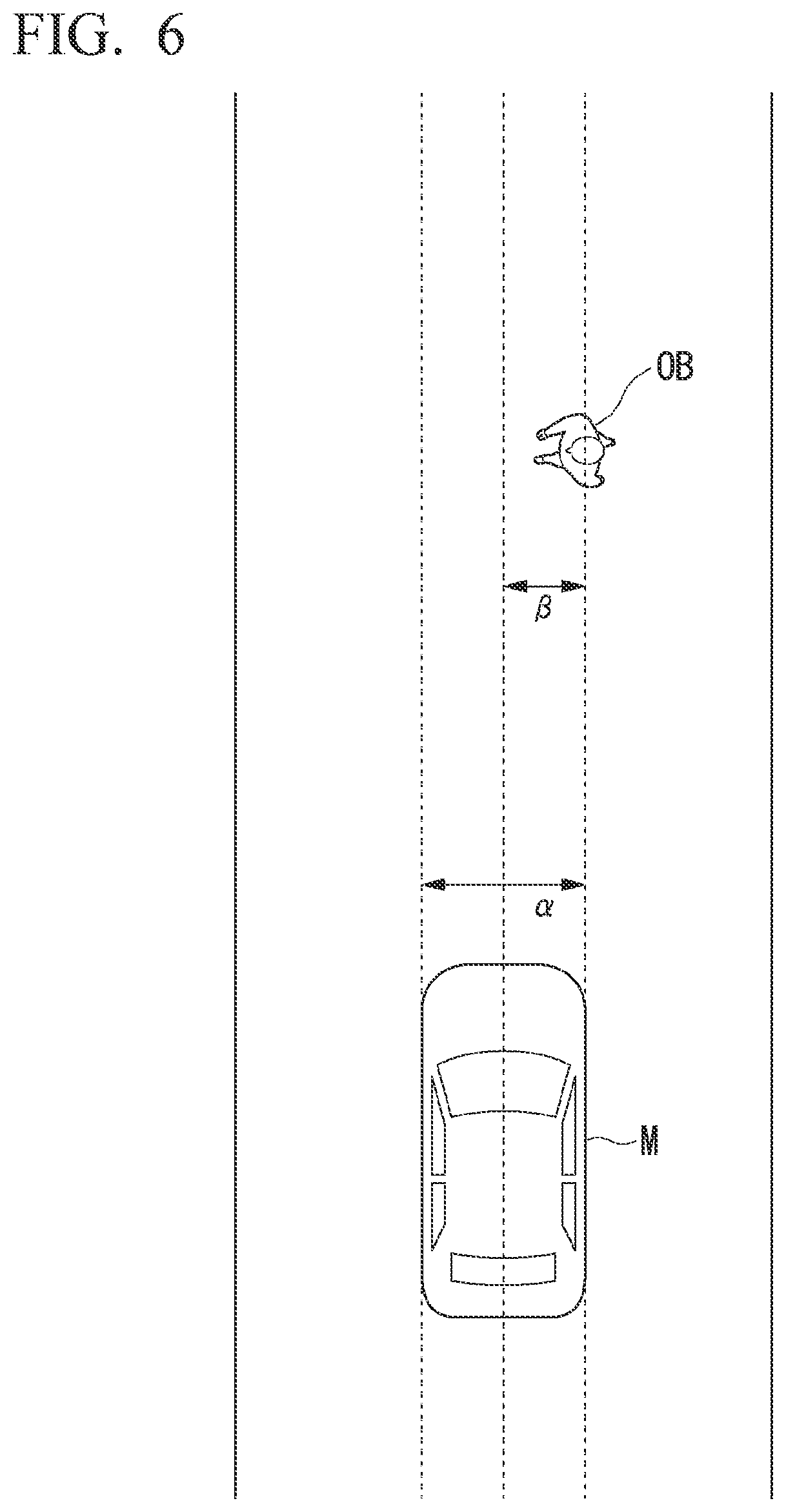 Patent US12304497 Figure 6 – Driving assistance device, driving assistance method, and storage medium