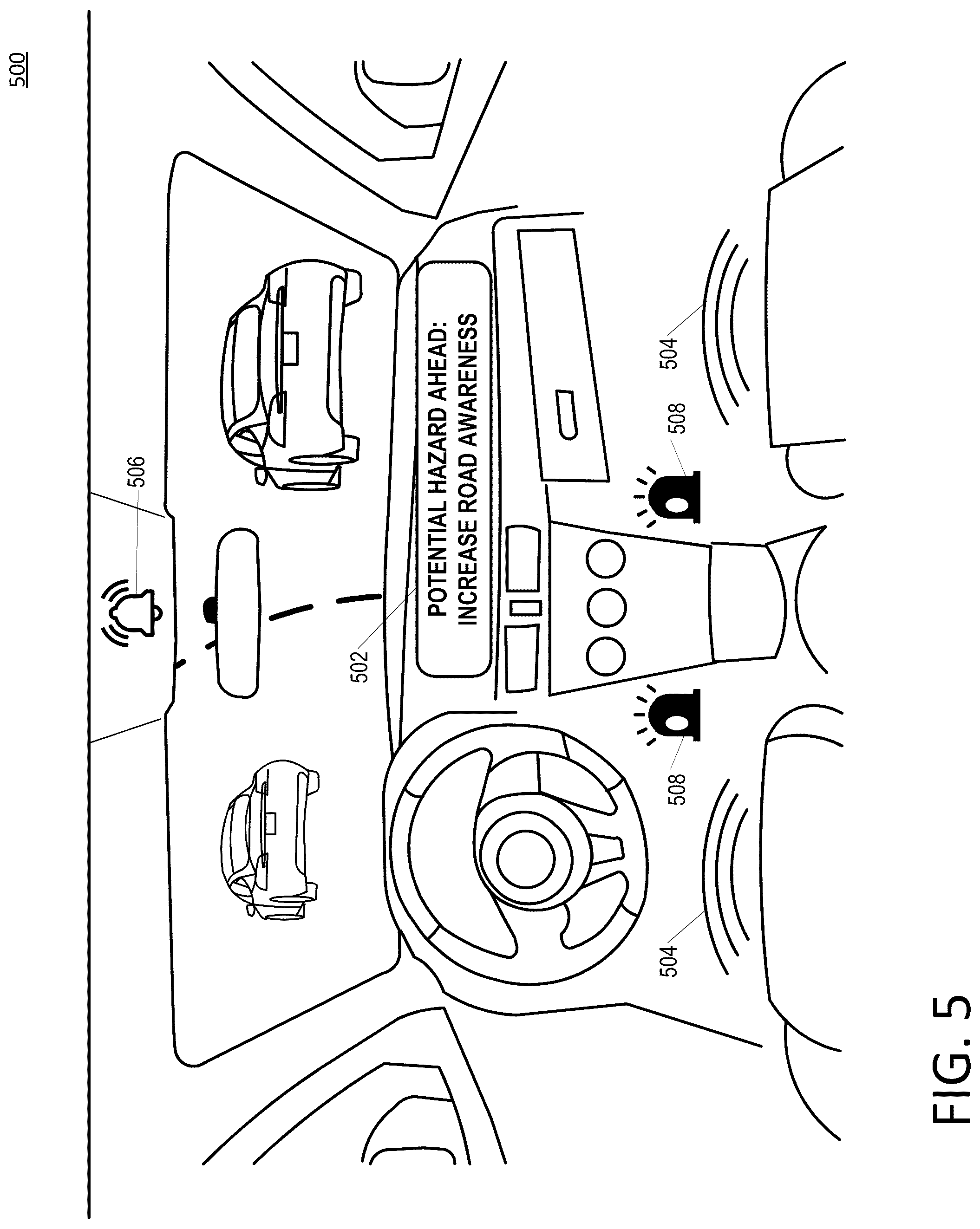 Patent US12304502 Figure 5 – Assessing driver ability to operate an autonomous vehicle