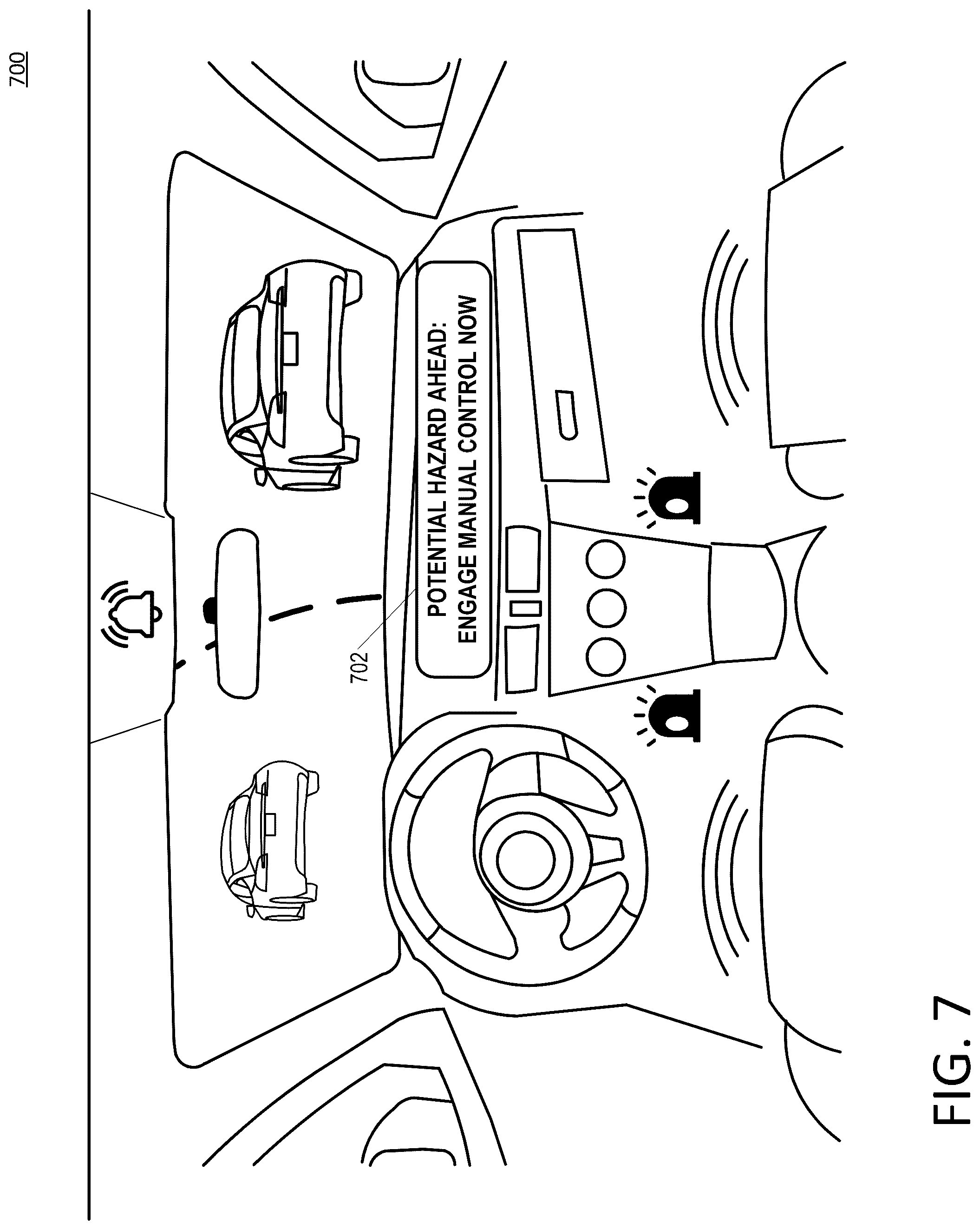 Patent US12304502 Figure 7 – Assessing driver ability to operate an autonomous vehicle