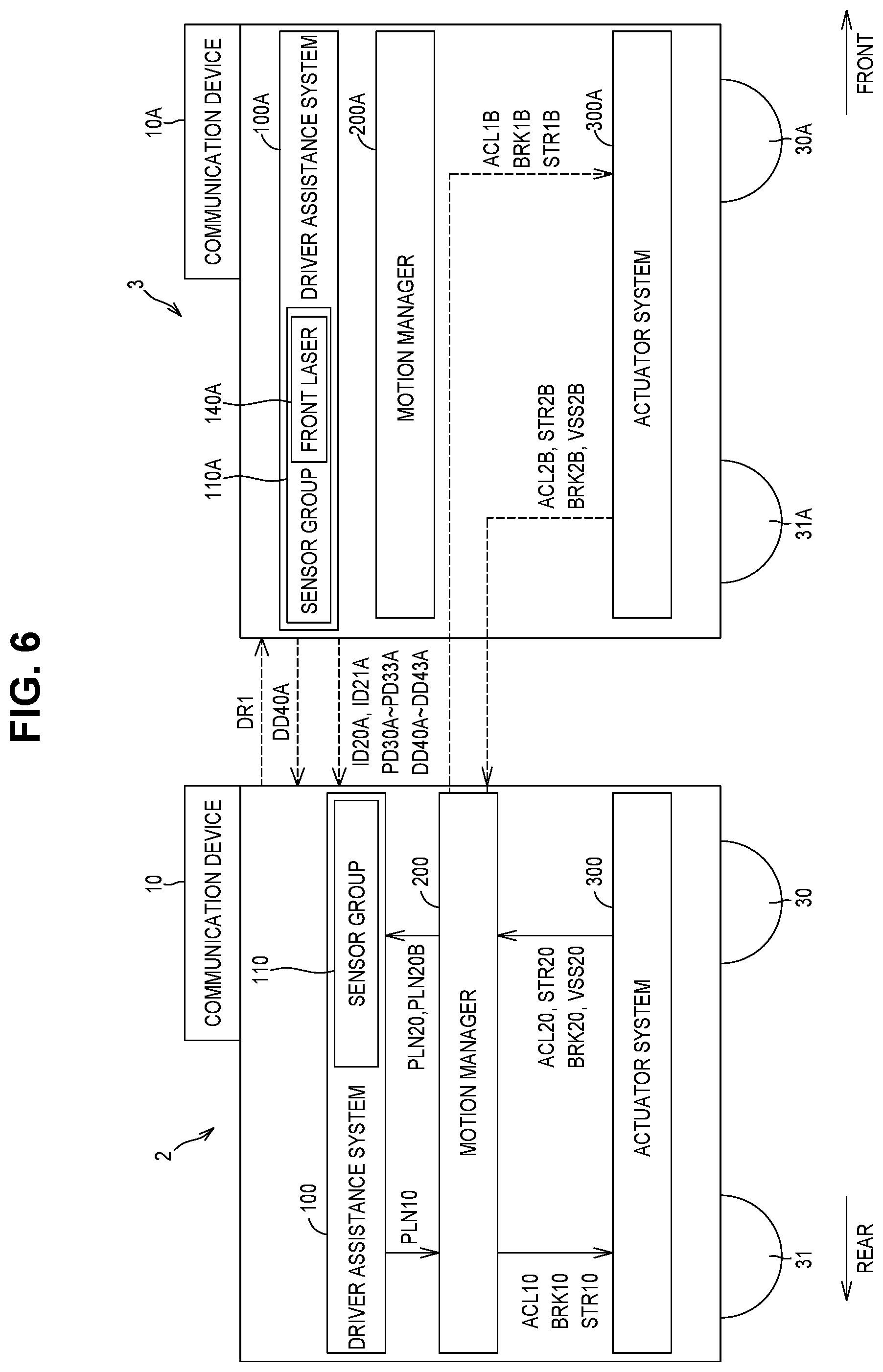 Patent US12304507 Figure 6 – Vehicle control device, vehicle, and vehicle system