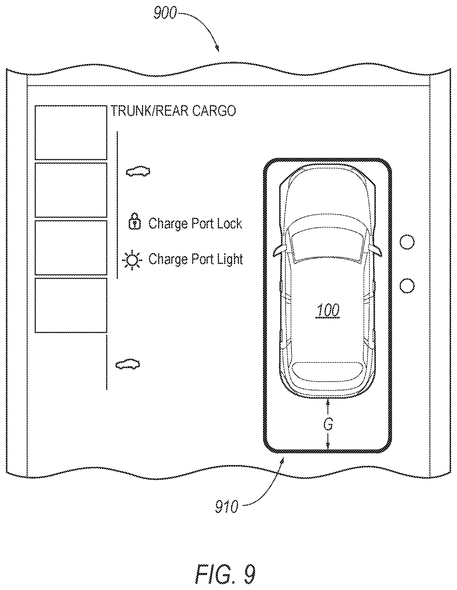 Patent US12304515 Figure 9 – Vehicle path adjustment