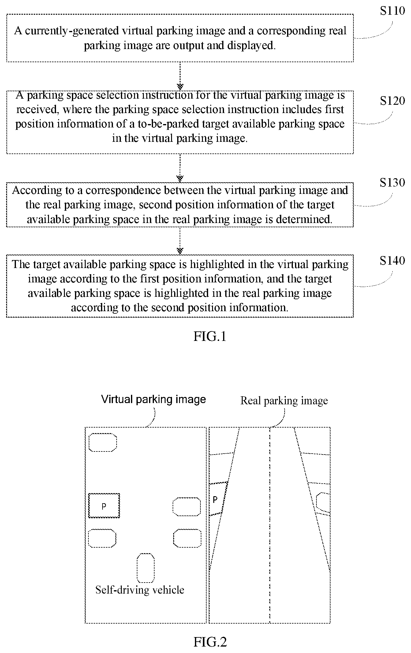 Patent US12304519 Figure 1 – Parking interaction method and apparatus, storage medium, electronic device and vehicle