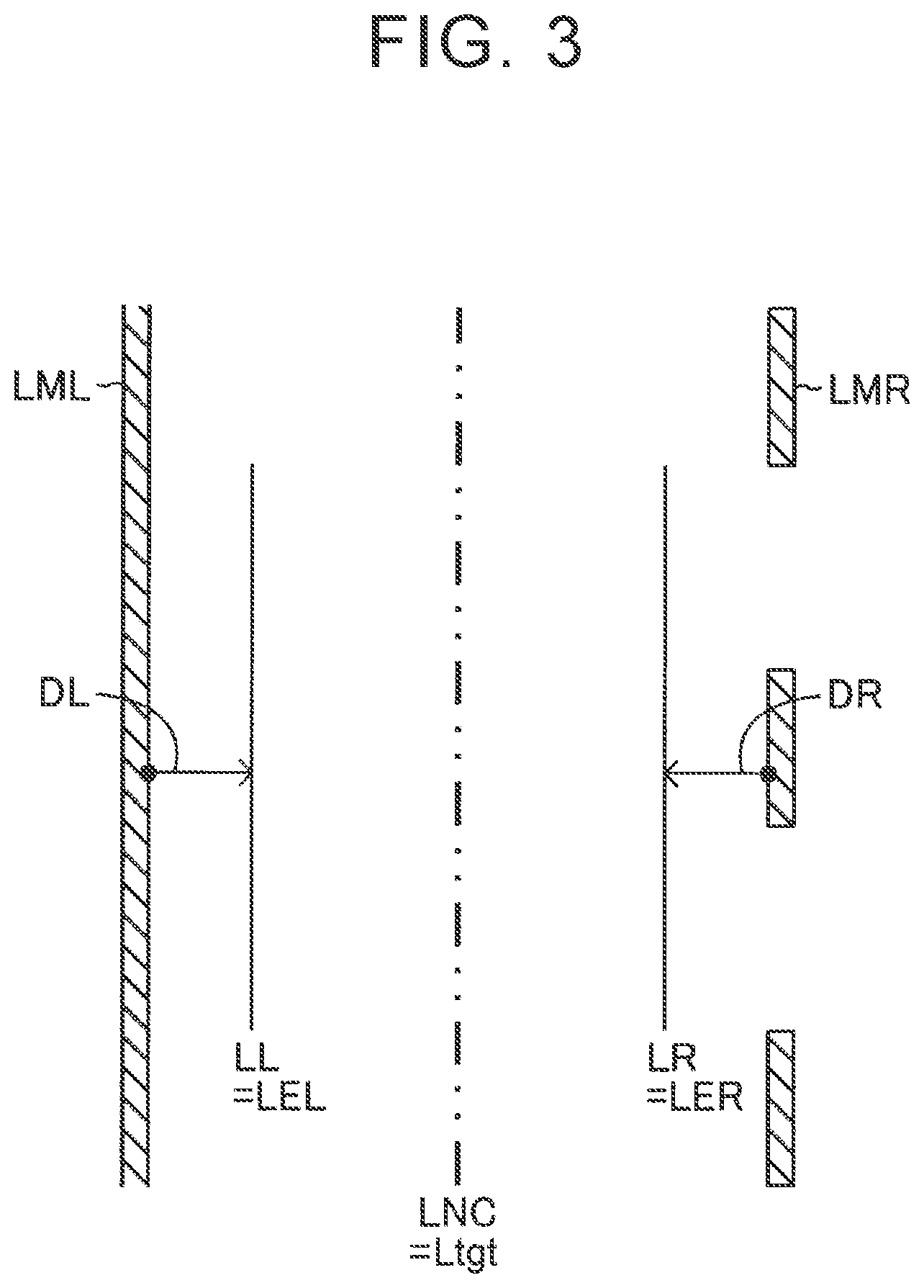 Patent US12304522 Figure 3 – Vehicle driving support device setting target traveling line