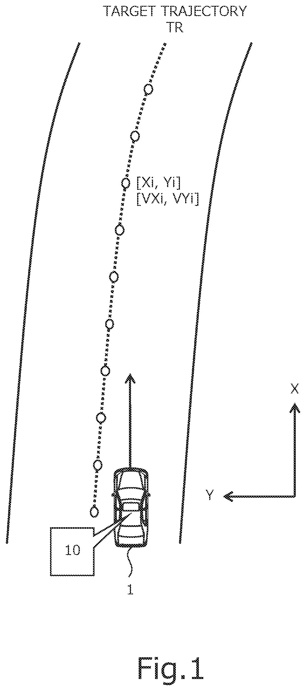 Patent US12304524 — Vehicle control system and method of controlling vehicle — Figure 1