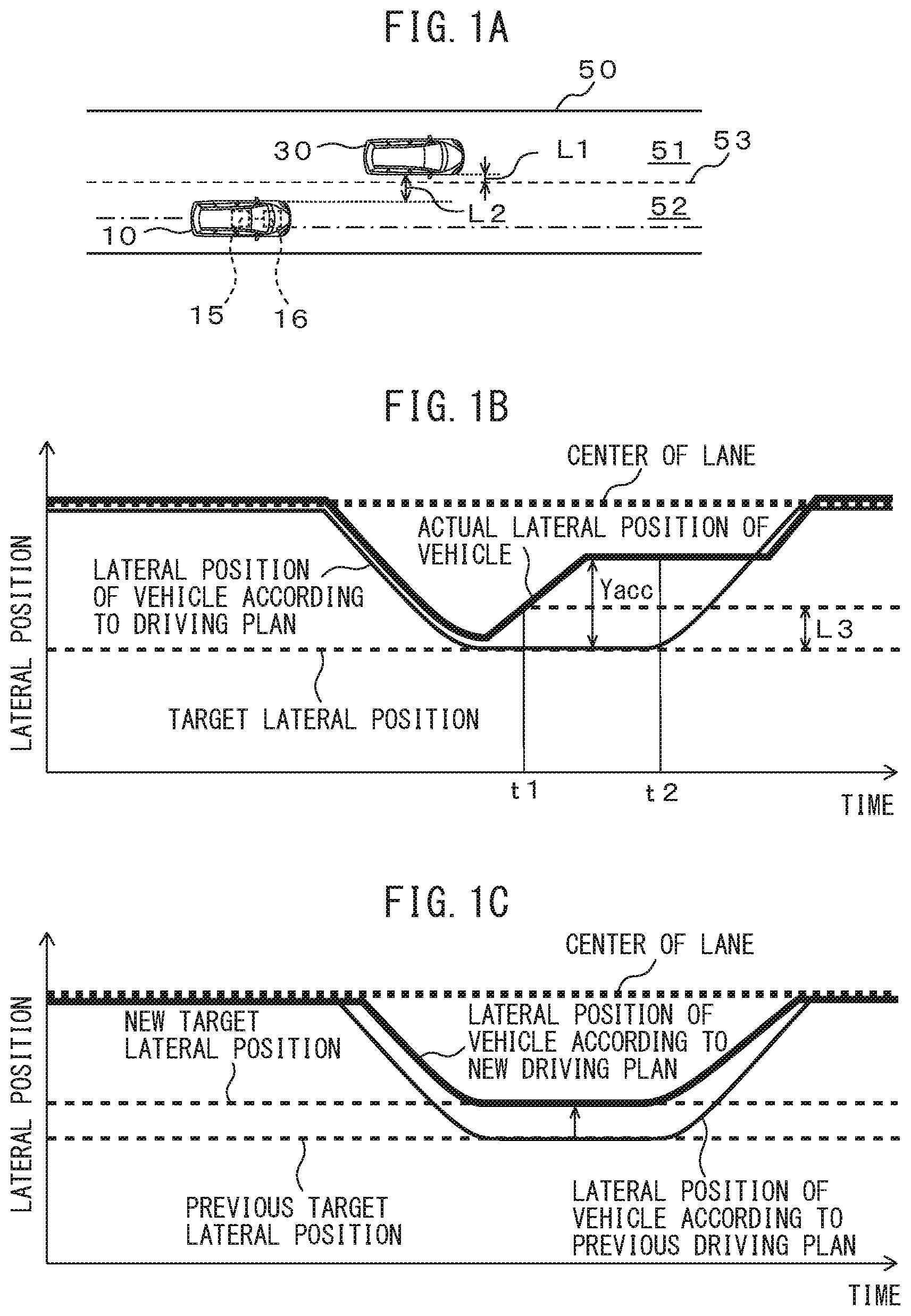 Patent US12304525 Figure 1 – Vehicle control device, storage medium for storing computer program for vehicle control, and method for controlling vehicle