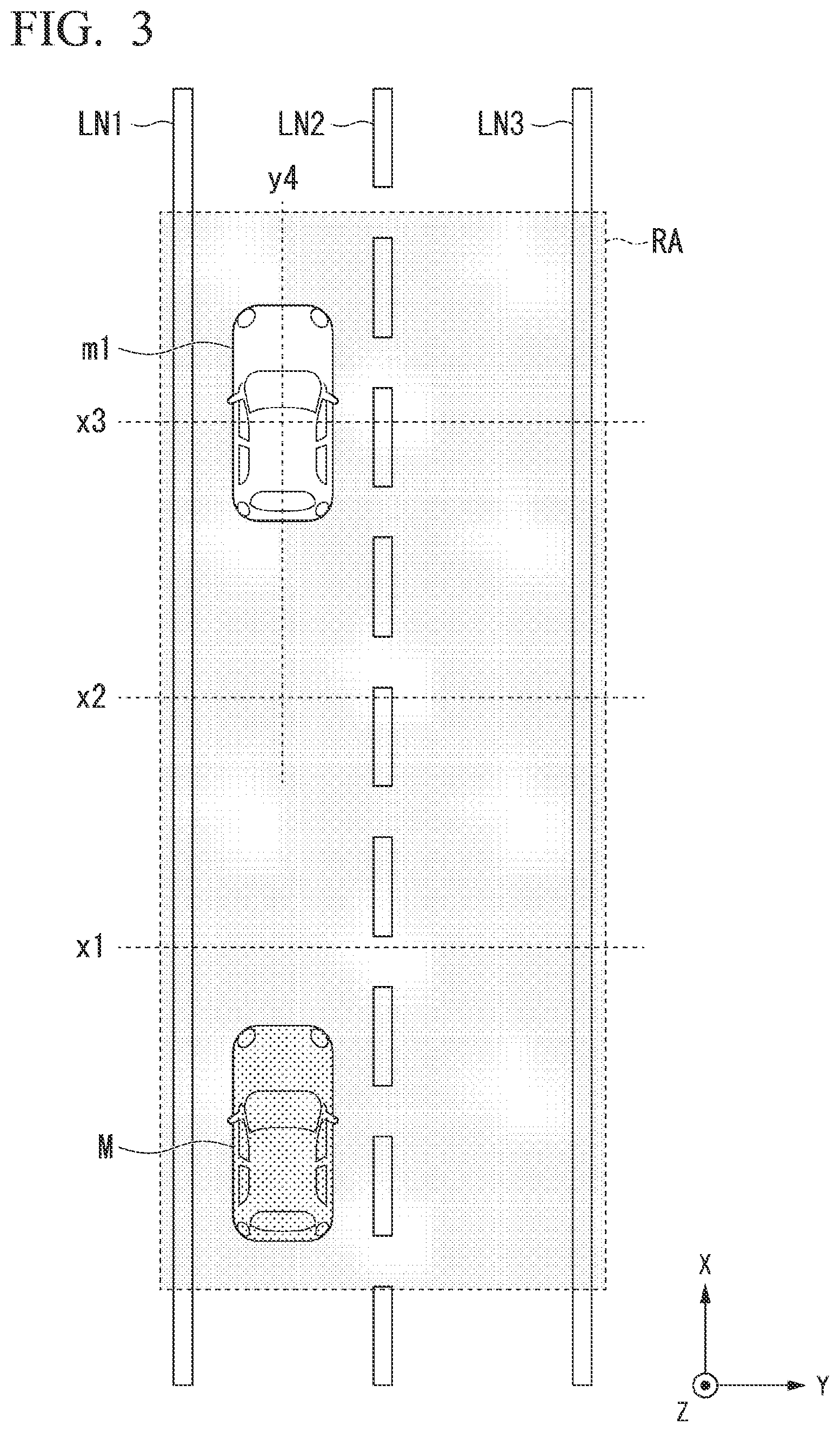 Patent US12304527 Figure 3 – Vehicle control device, vehicle control method, and storage medium