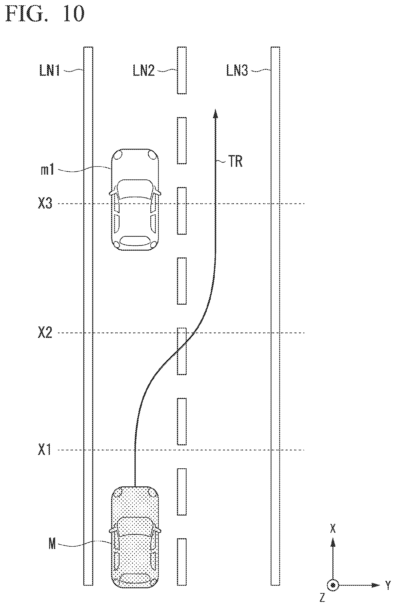 Patent US12304527 Figure 8 – Vehicle control device, vehicle control method, and storage medium
