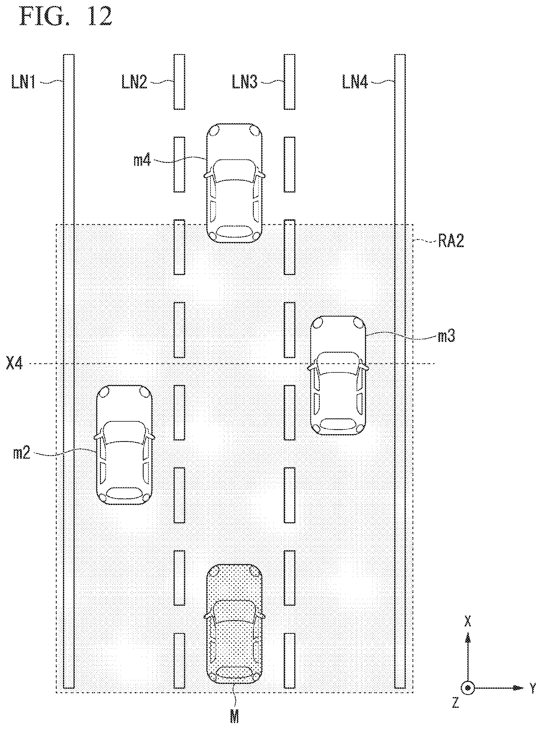 Patent US12304527 Figure 10 – Vehicle control device, vehicle control method, and storage medium