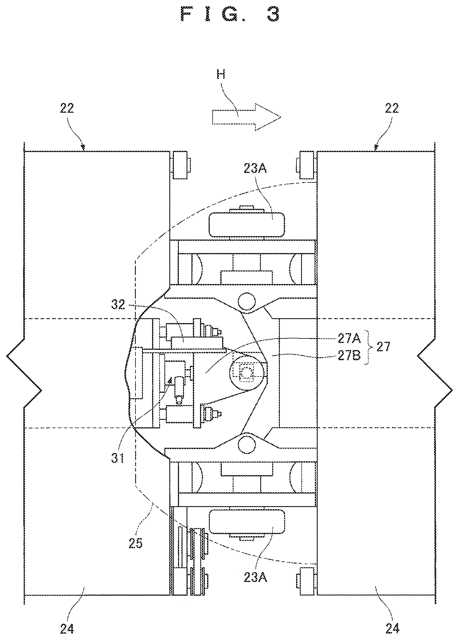 Patent US12304532 Figure 3 – Article conveyance apparatus