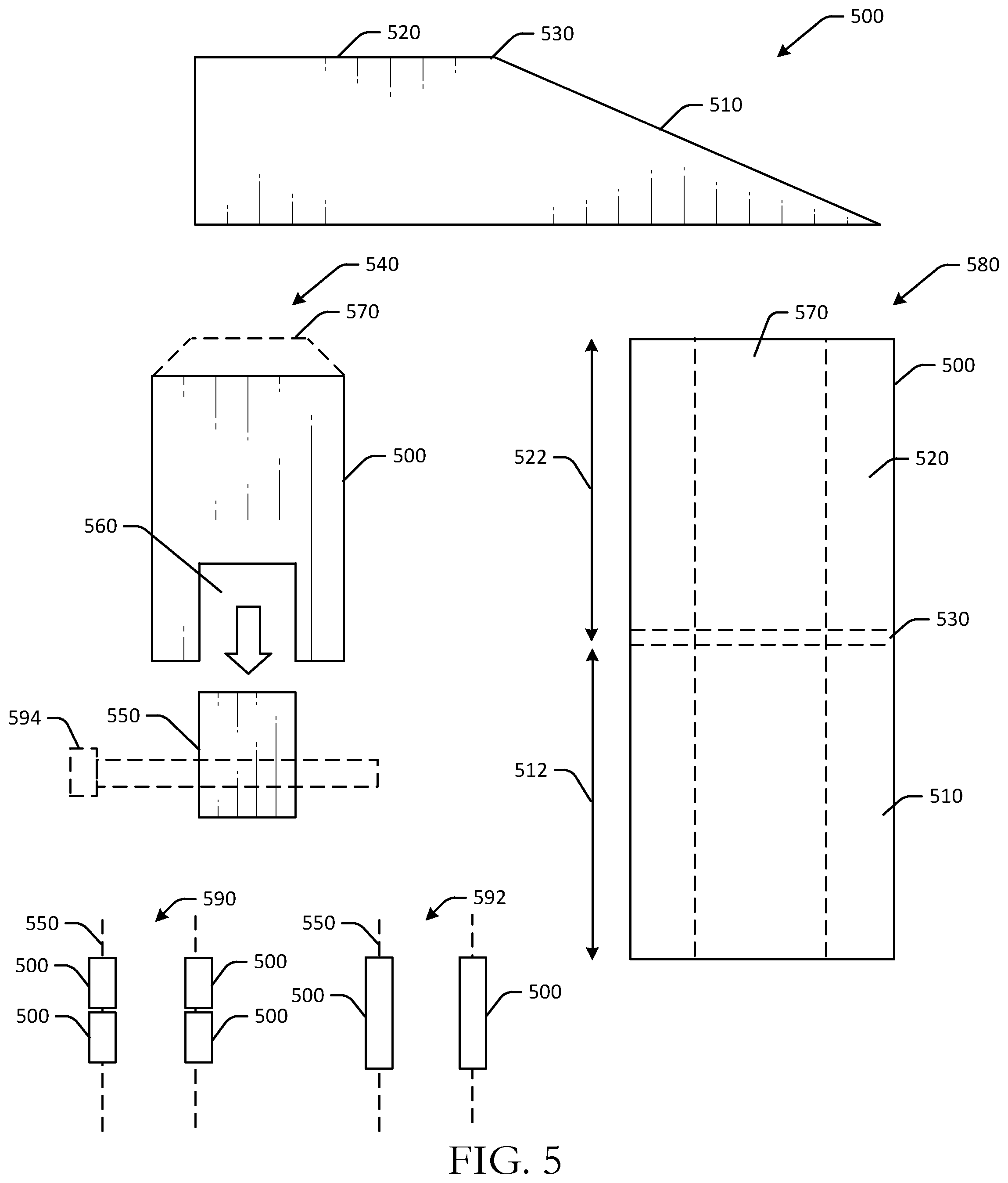 Patent US12304533 Figure 6 – Removal and replacement of container shuttles from rail tracks