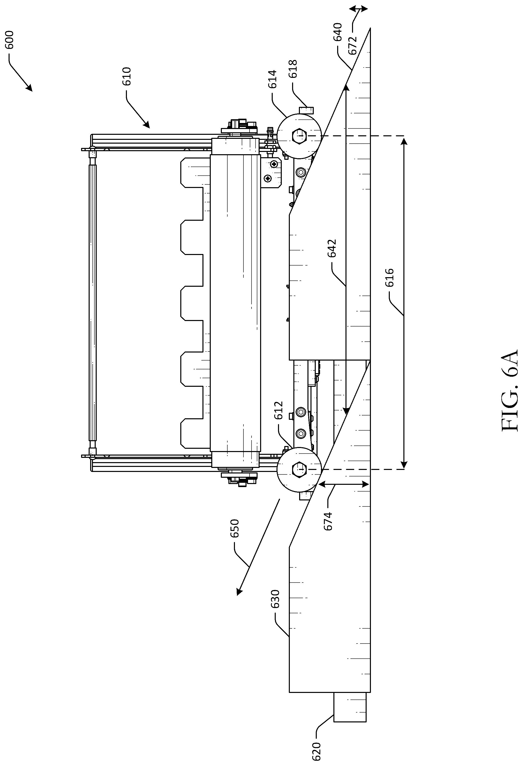 Patent US12304533 Figure 7 – Removal and replacement of container shuttles from rail tracks
