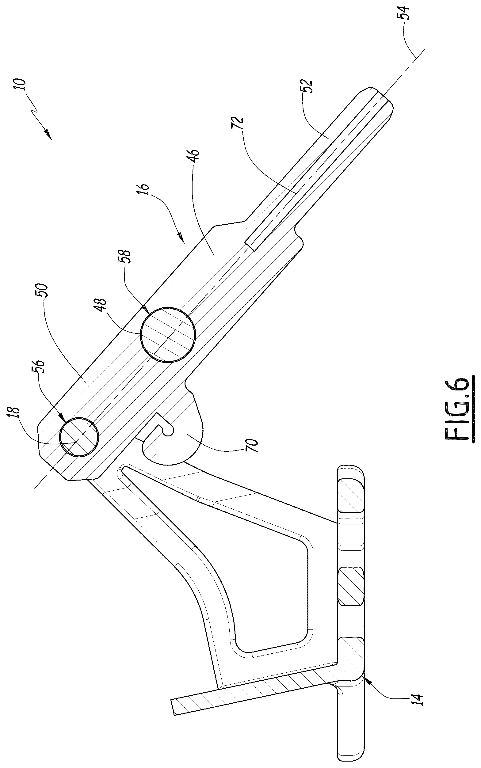 Patent US12304535 Figure 6 – Unlocking system, bogie comprising such a system and associated manufacturing method