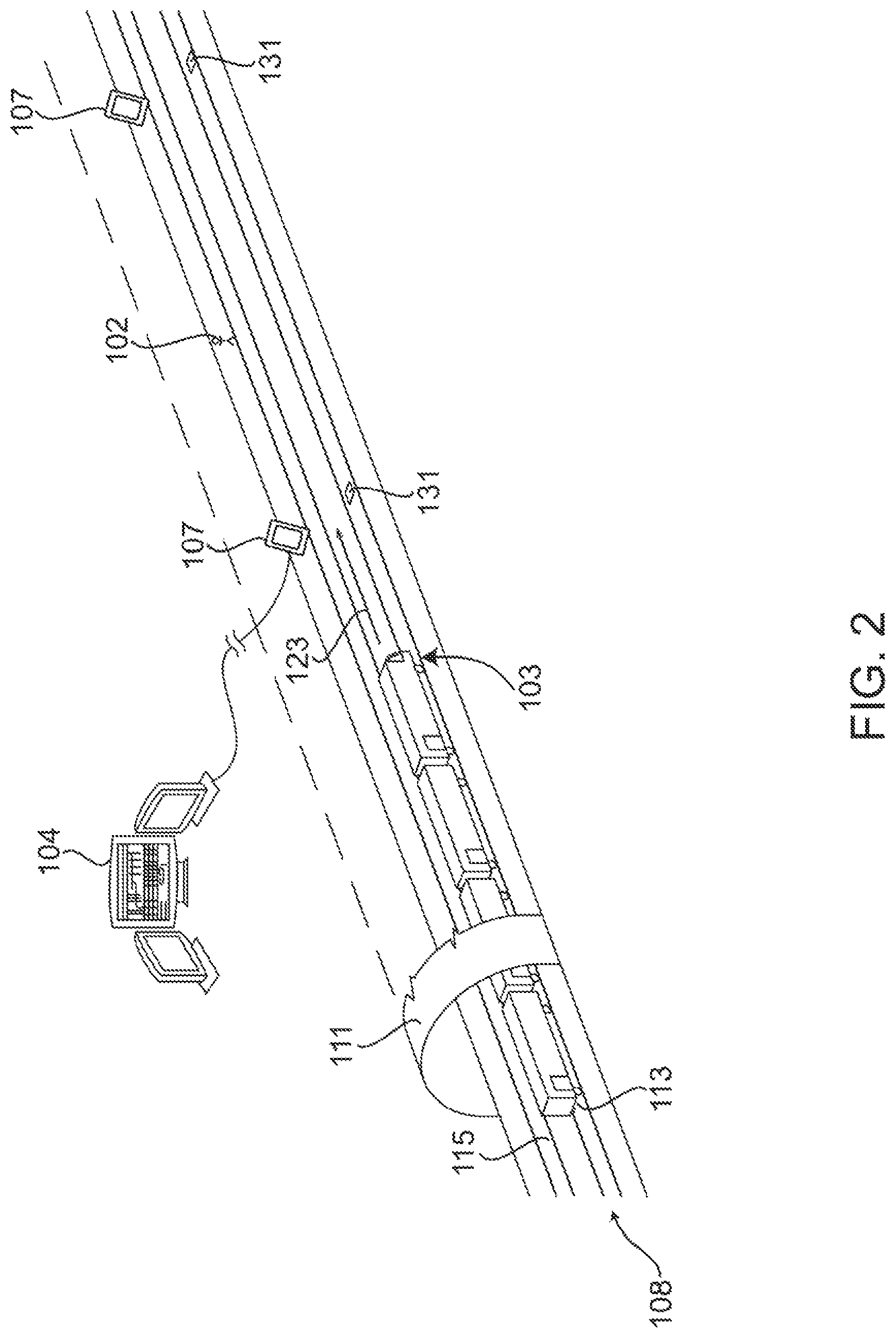 Patent US12304538 Figure 2 – Railway safety notification system and device with proportional warnings