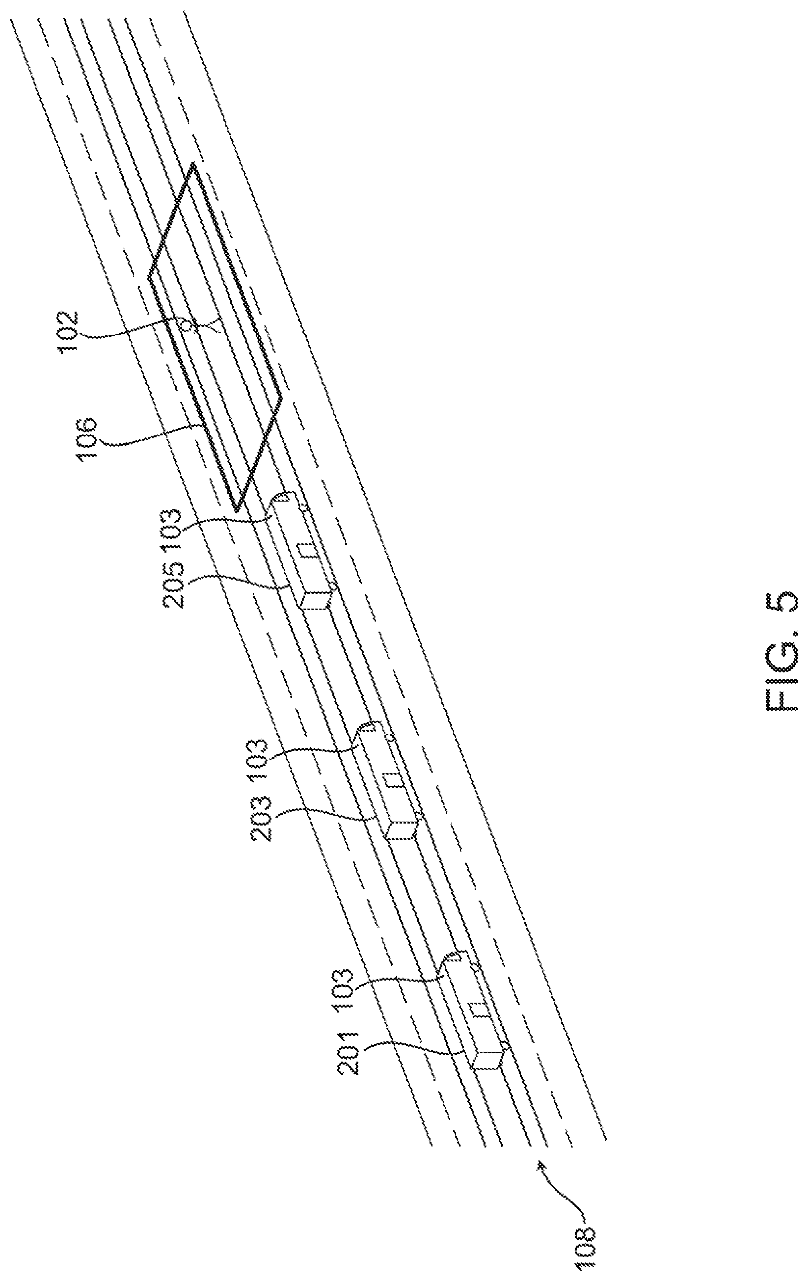 Patent US12304538 Figure 5 – Railway safety notification system and device with proportional warnings