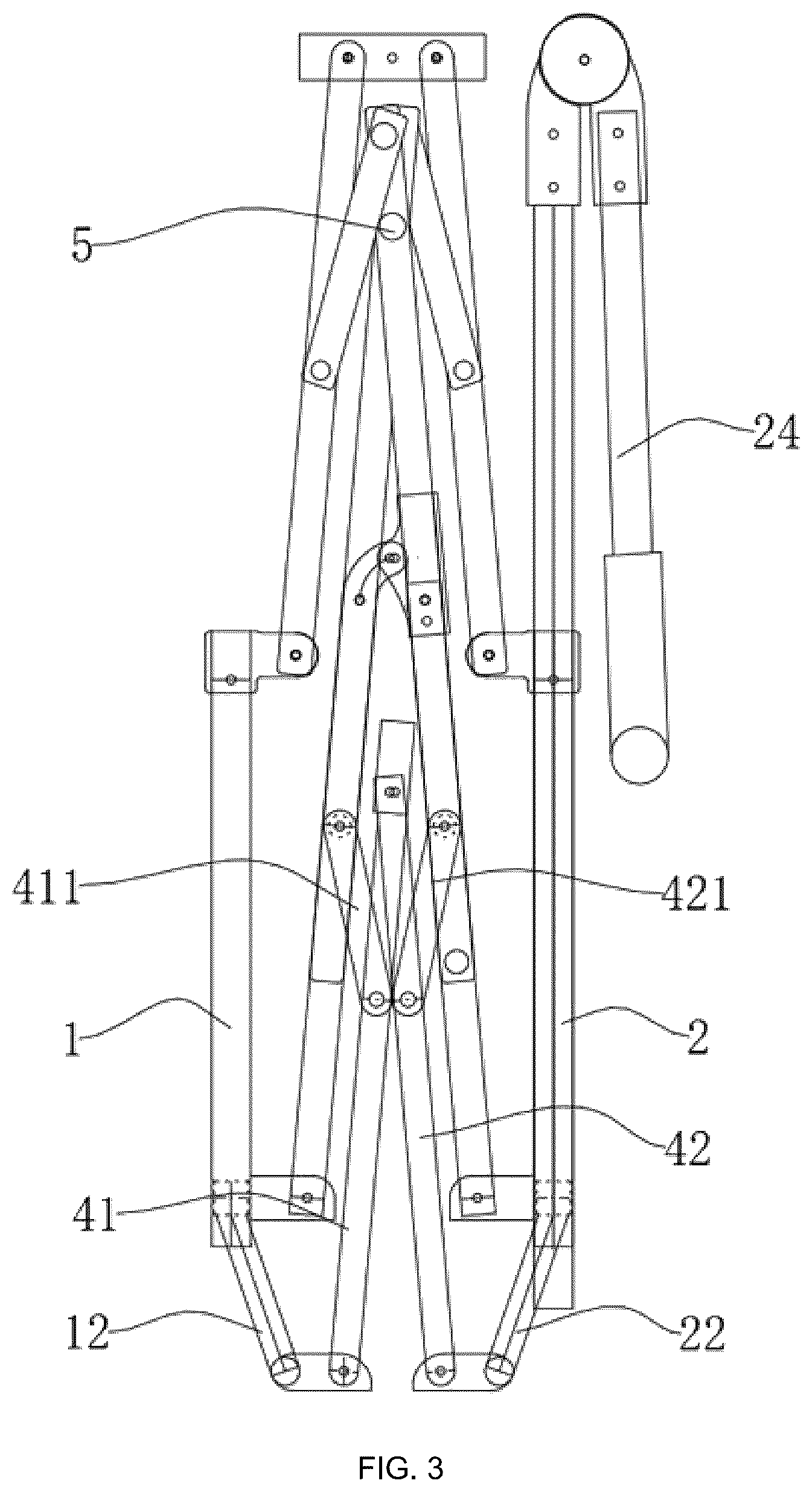 Patent US12304543 Figure 3 – Folding cart