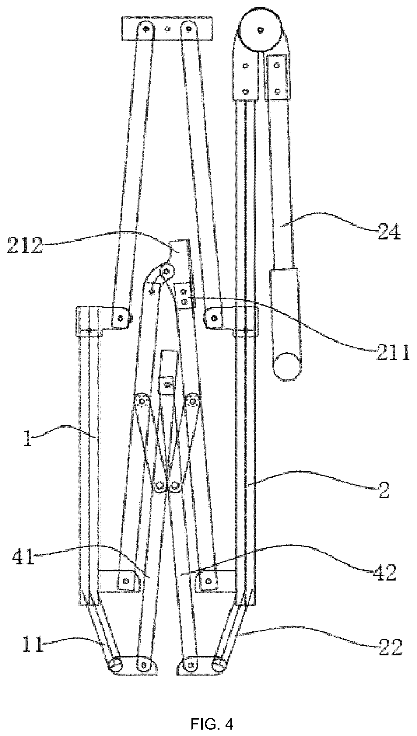 Patent US12304543 Figure 4 – Folding cart