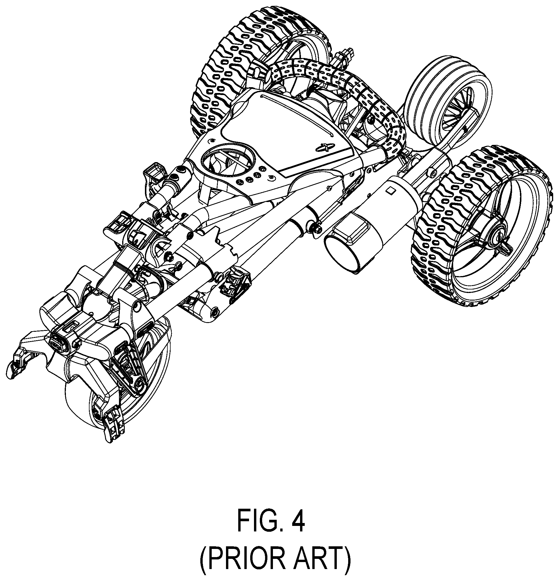 Patent US12304545 Figure 4 – Electric golf trolley