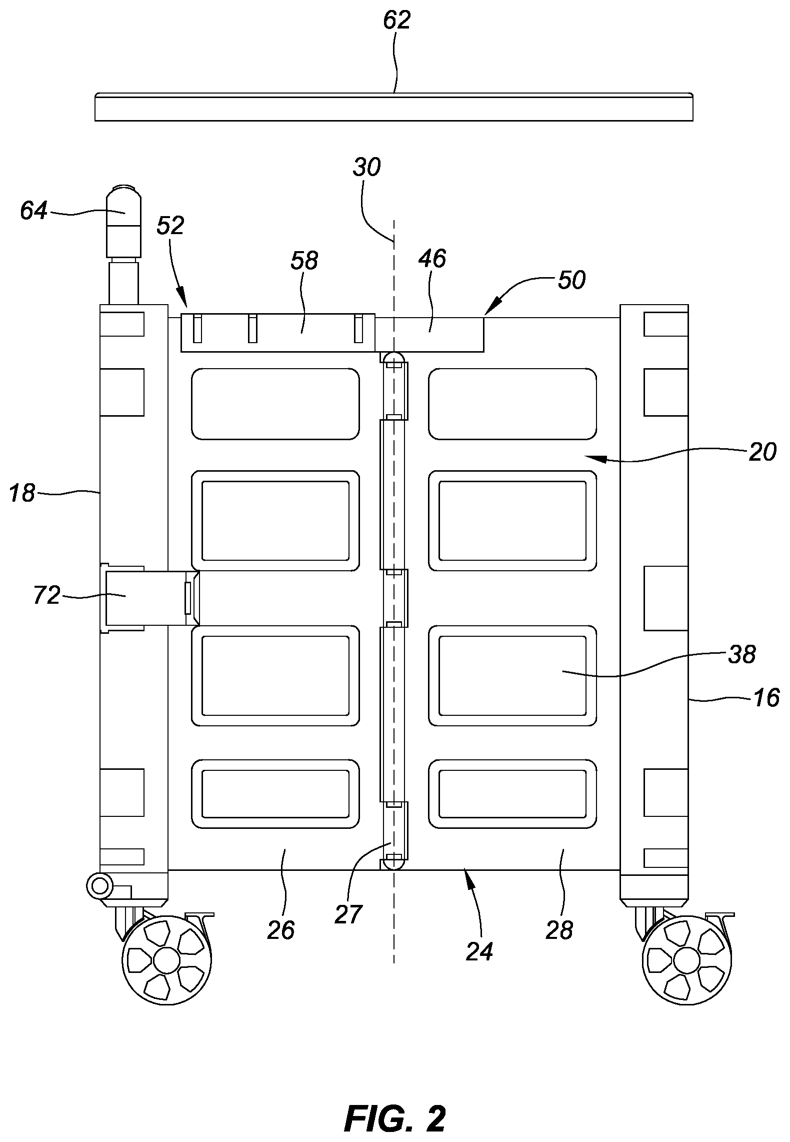 Patent US12304546 Figure 2 – Collapsible carts