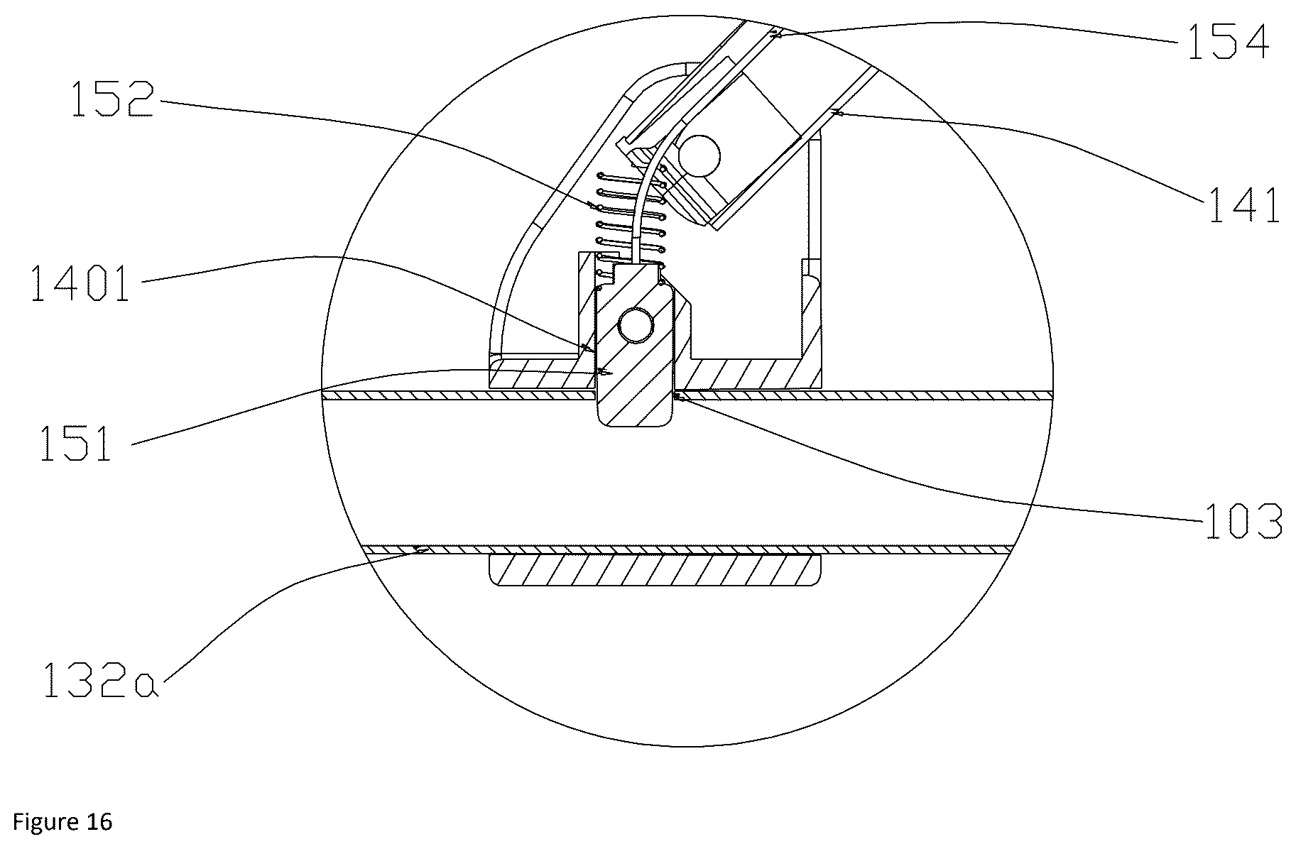 Patent US12304547 Figure 14 – Foldable stroller