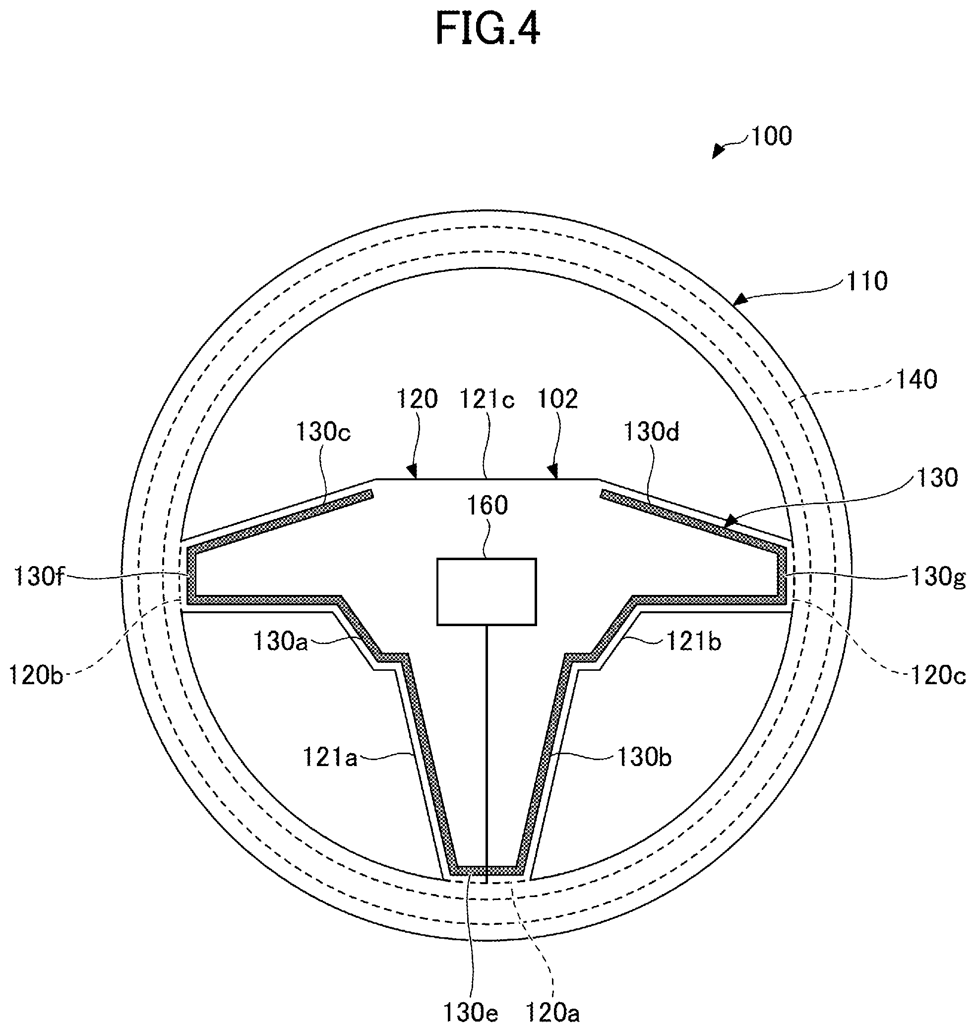 Patent US12304549 Figure 3 – Sensor device and steering wheel