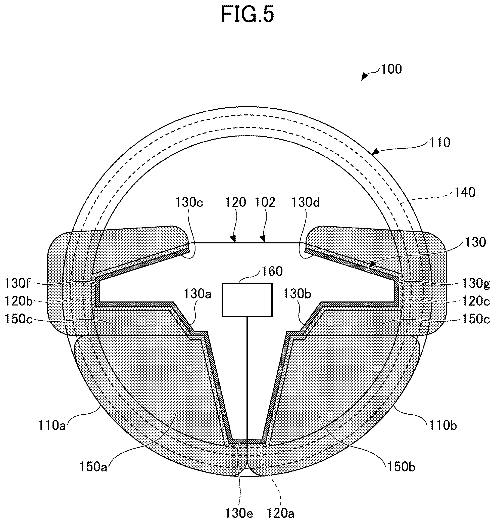 Patent US12304549 Figure 4 – Sensor device and steering wheel