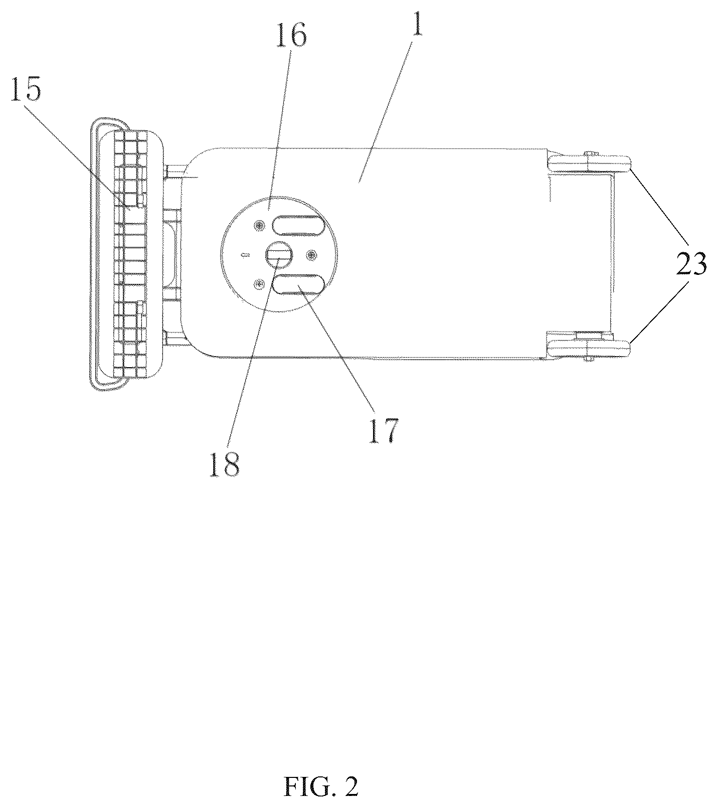 Patent US12304553 Figure 2 – Children's ride-on vehicle with quick-release steering wheel