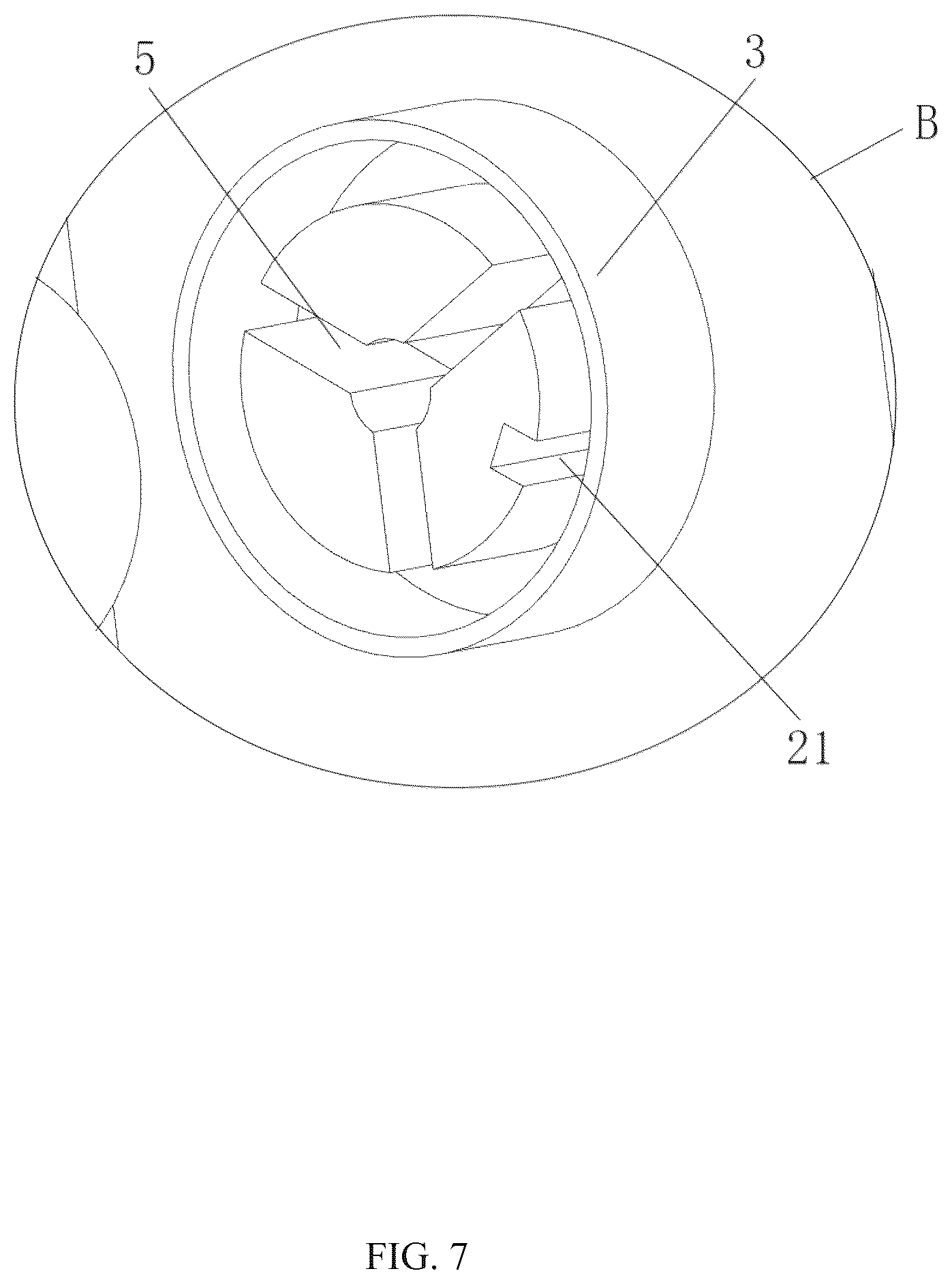 Patent US12304553 Figure 7 – Children's ride-on vehicle with quick-release steering wheel