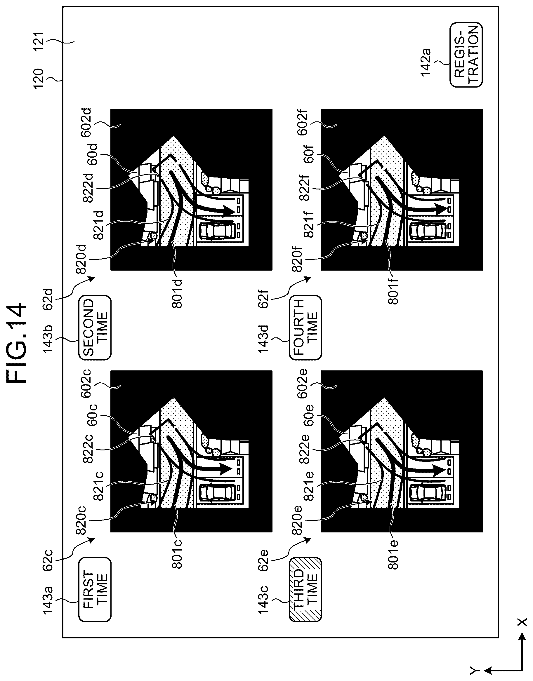 Patent US12304558 Figure 8 – Parking assist method and parking assist device