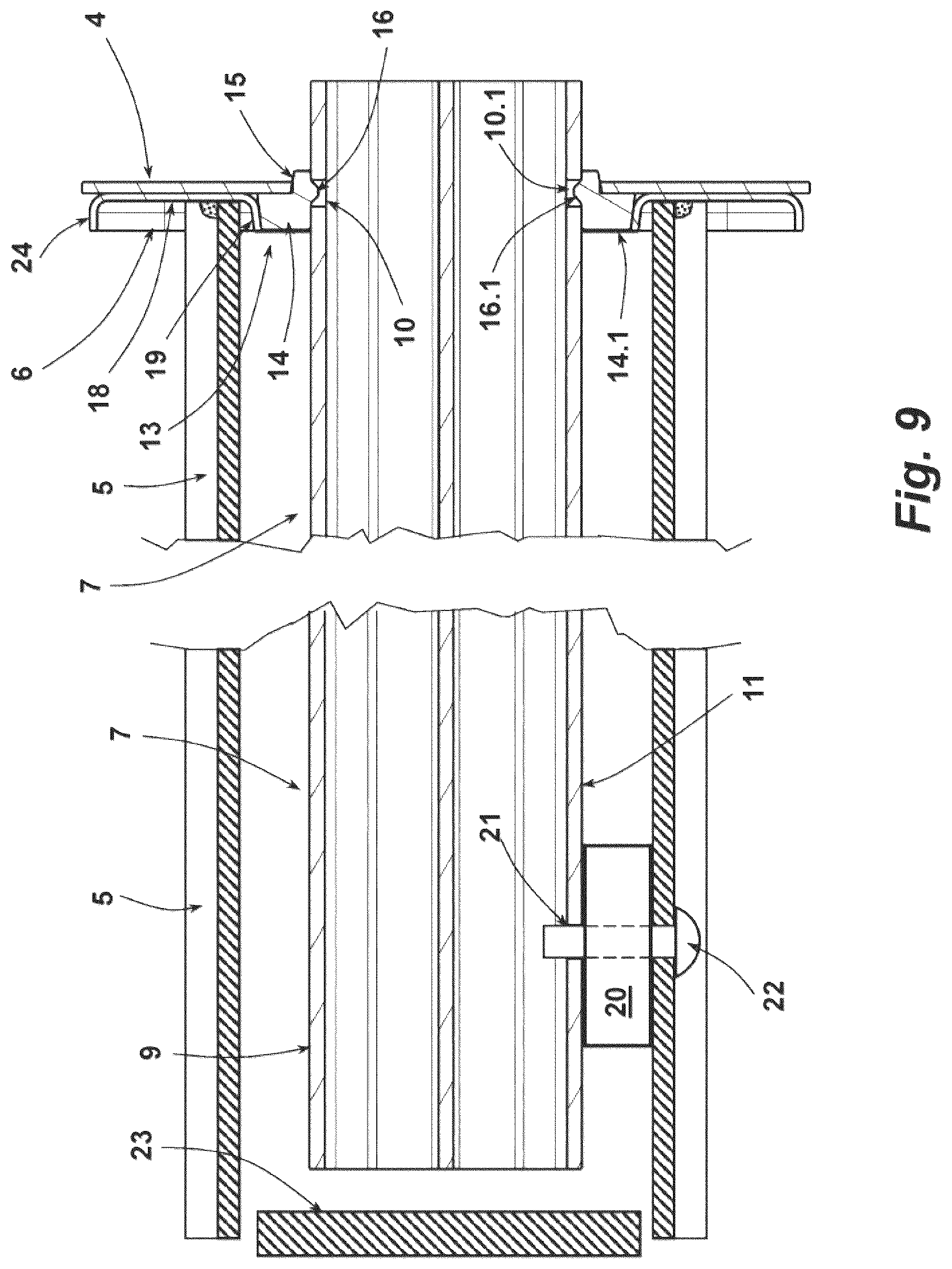 Patent US12304562 Figure 5 – Hollow chamber support assembly for a vehicle