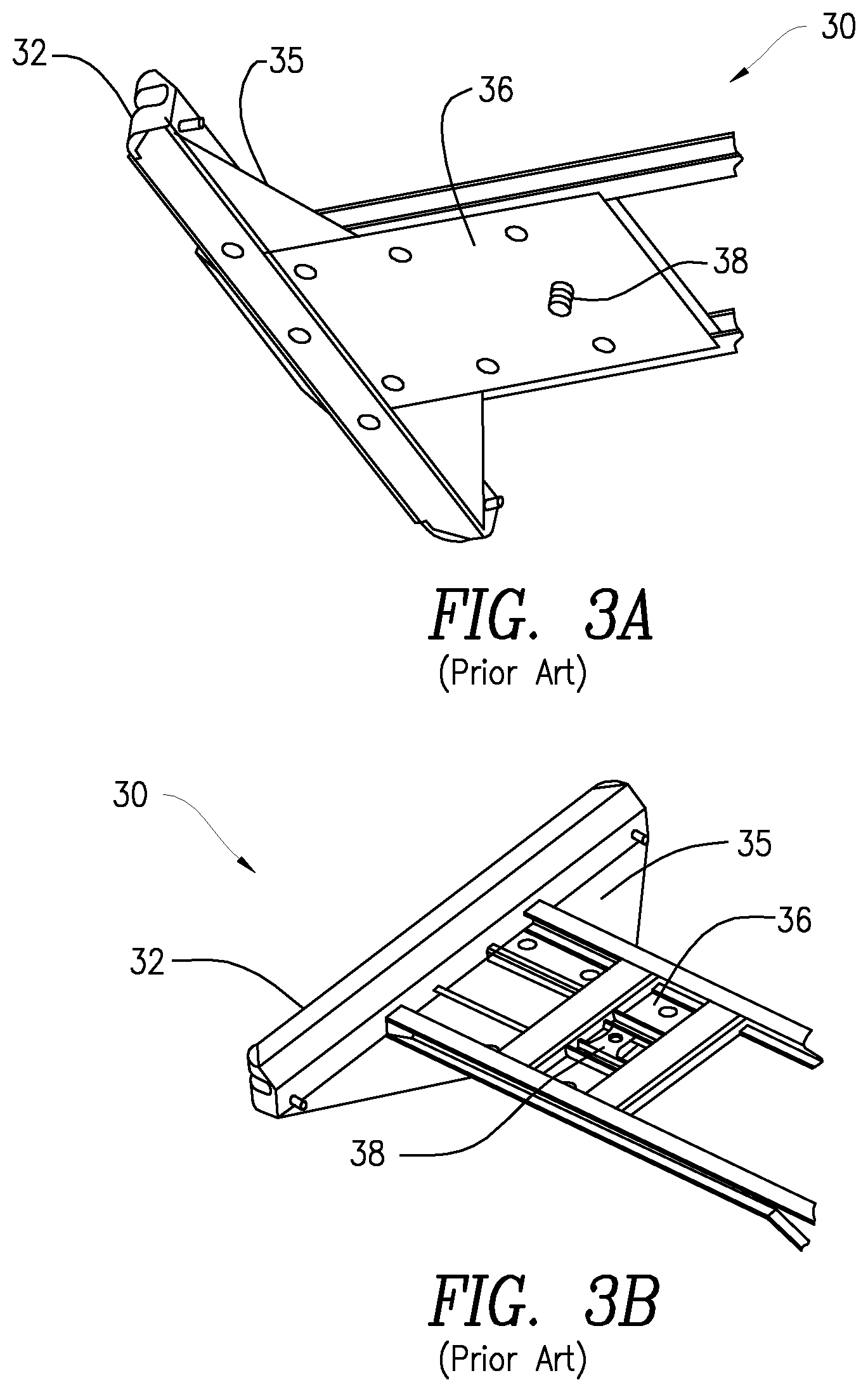 Patent US12304564 Figure 3 – Bolt-on front bolster for intermodal chassis