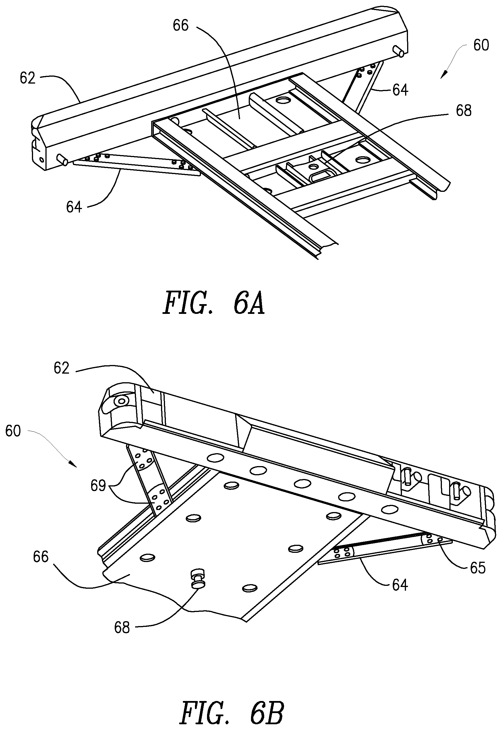 Patent US12304564 Figure 6 – Bolt-on front bolster for intermodal chassis