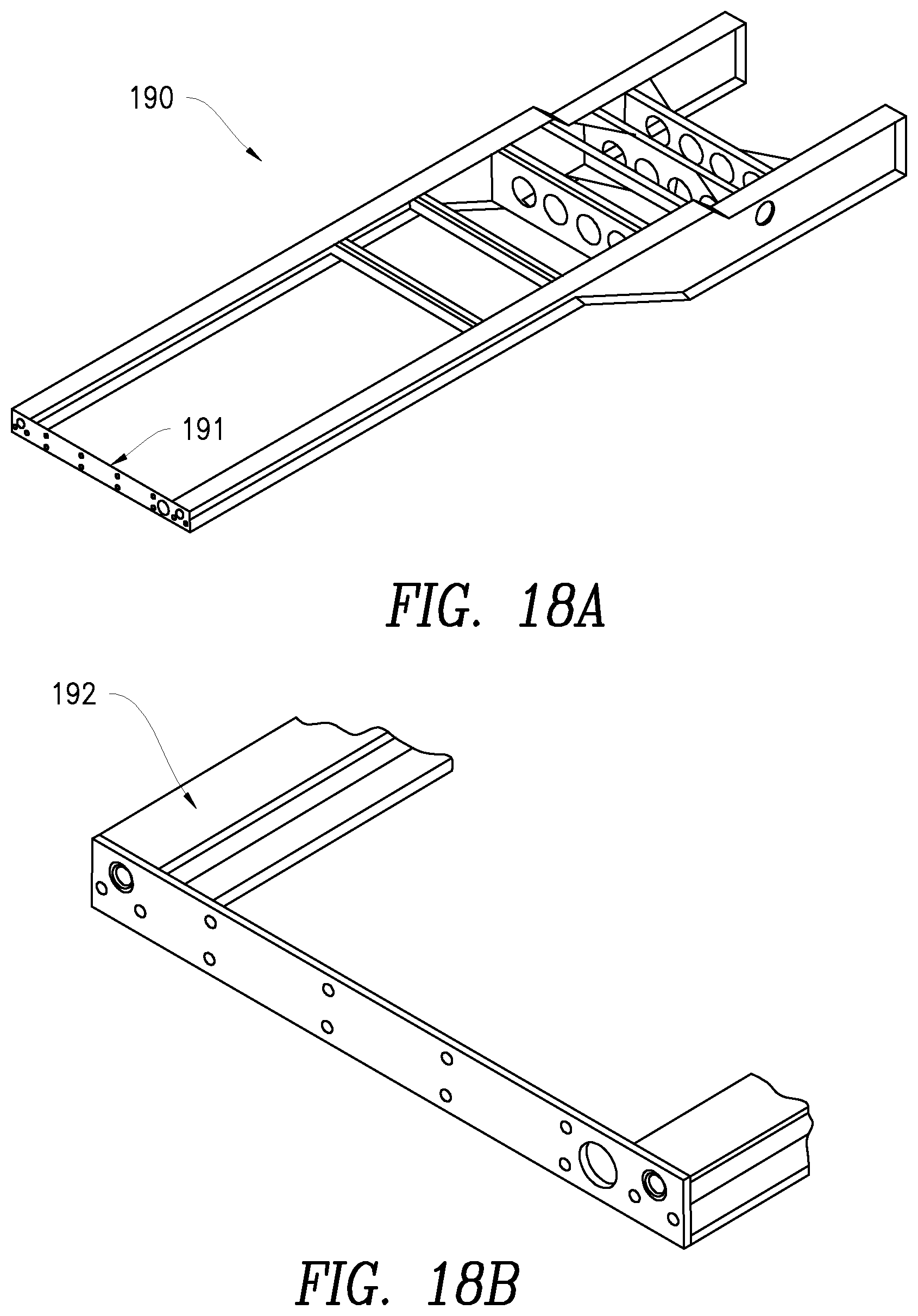 Patent US12304564 Figure 17 – Bolt-on front bolster for intermodal chassis