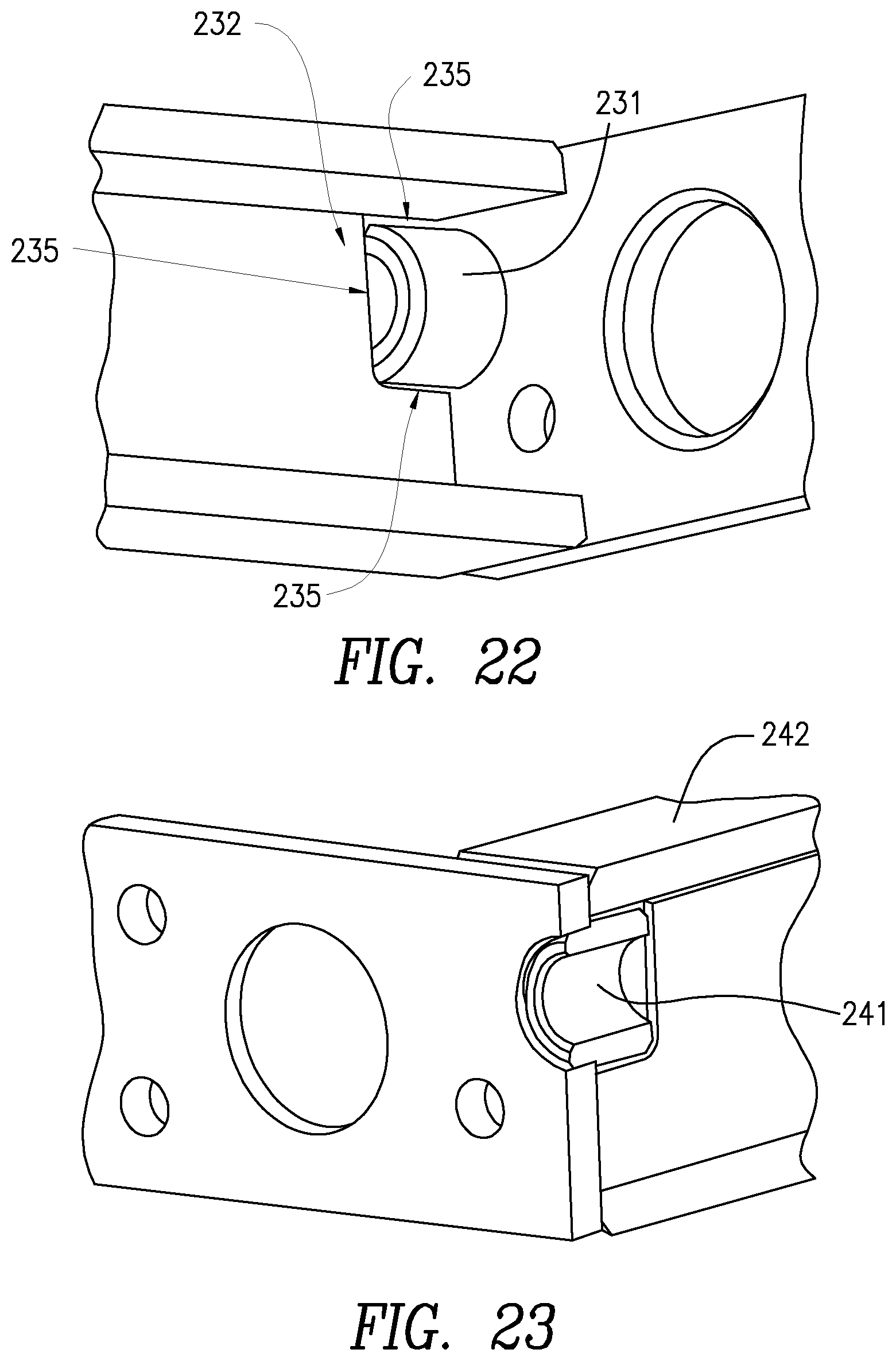 Patent US12304564 Figure 20 – Bolt-on front bolster for intermodal chassis