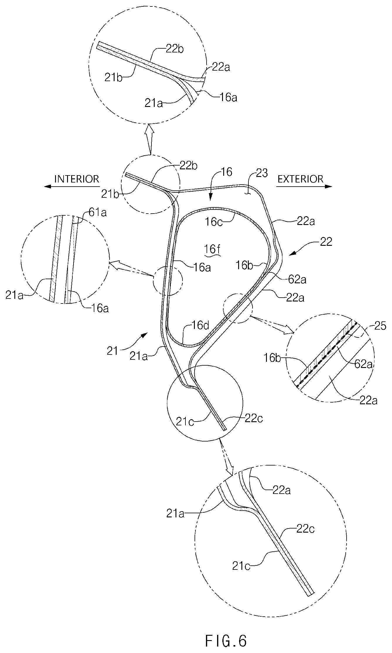 Patent US12304566 Figure 6 – Vehicle body structure