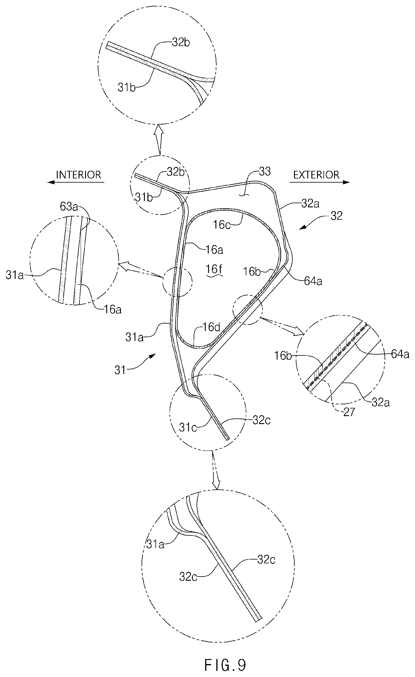 Patent US12304566 Figure 9 – Vehicle body structure