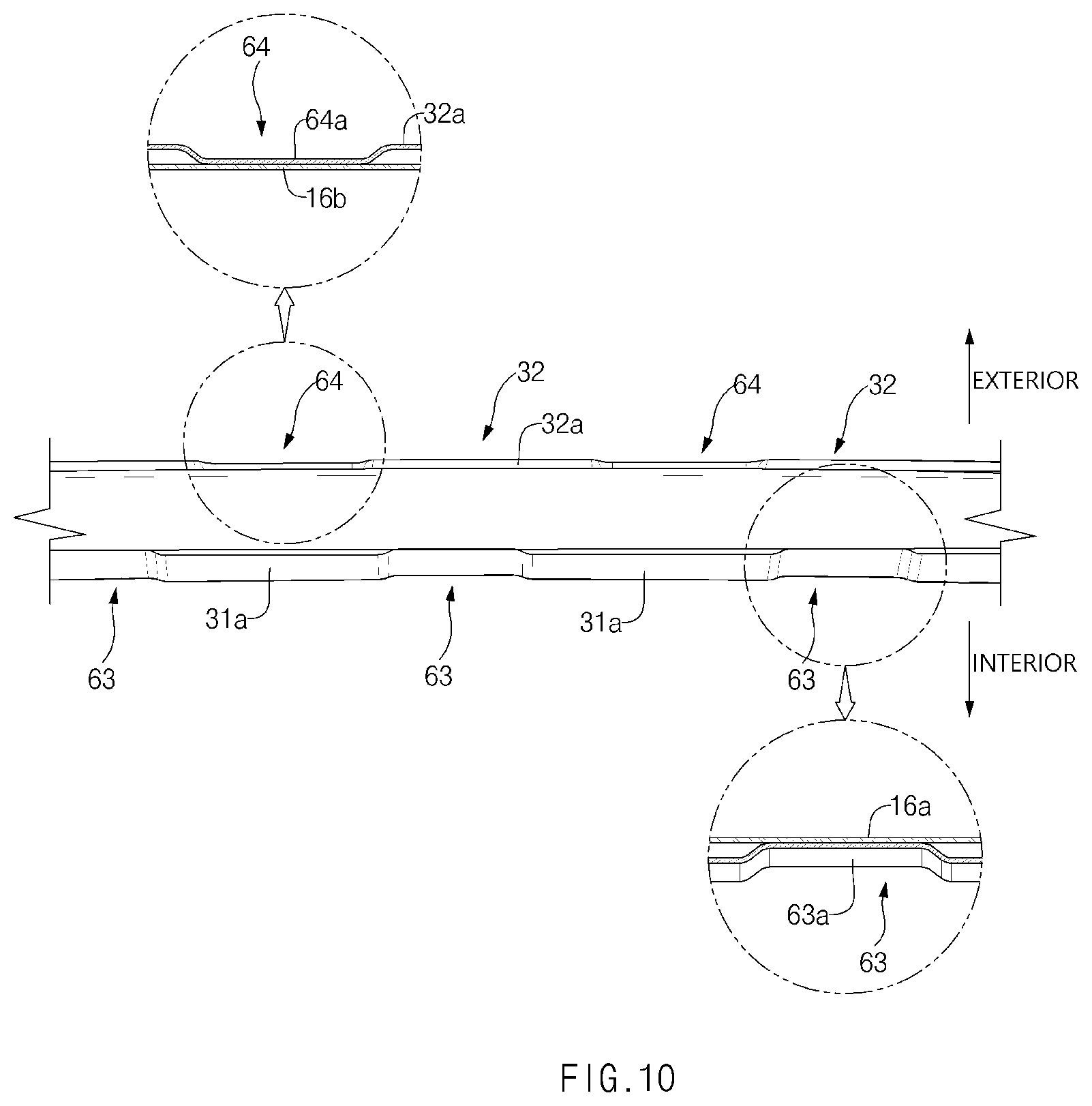 Patent US12304566 Figure 10 – Vehicle body structure