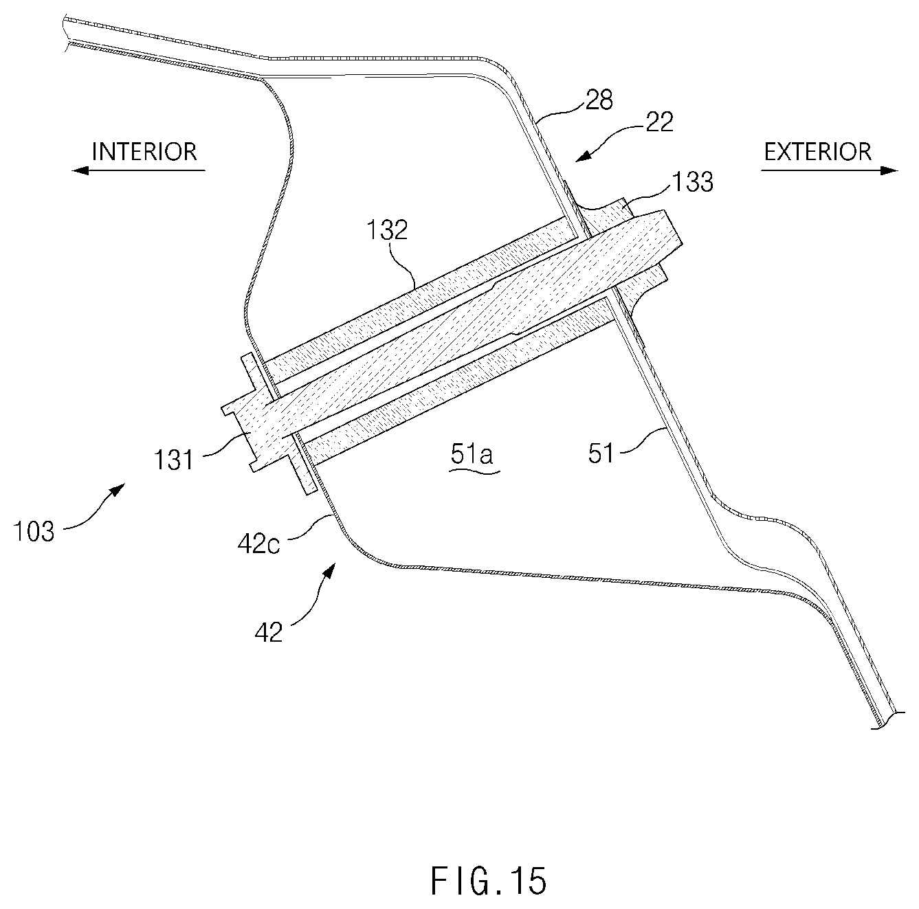 Patent US12304566 Figure 15 – Vehicle body structure