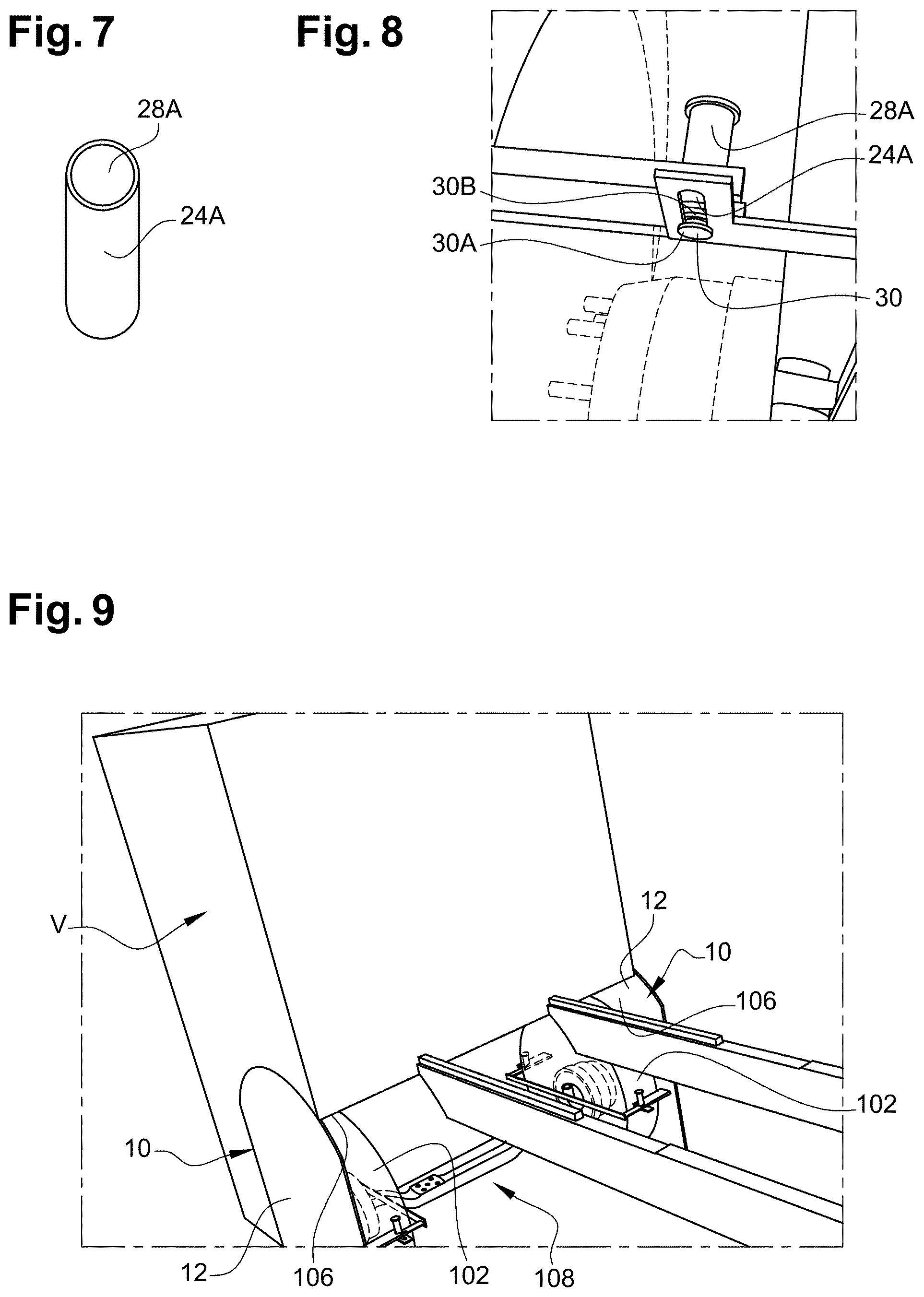 Patent US12304572 Figure 3 – Drag reducing device for a motor vehicle