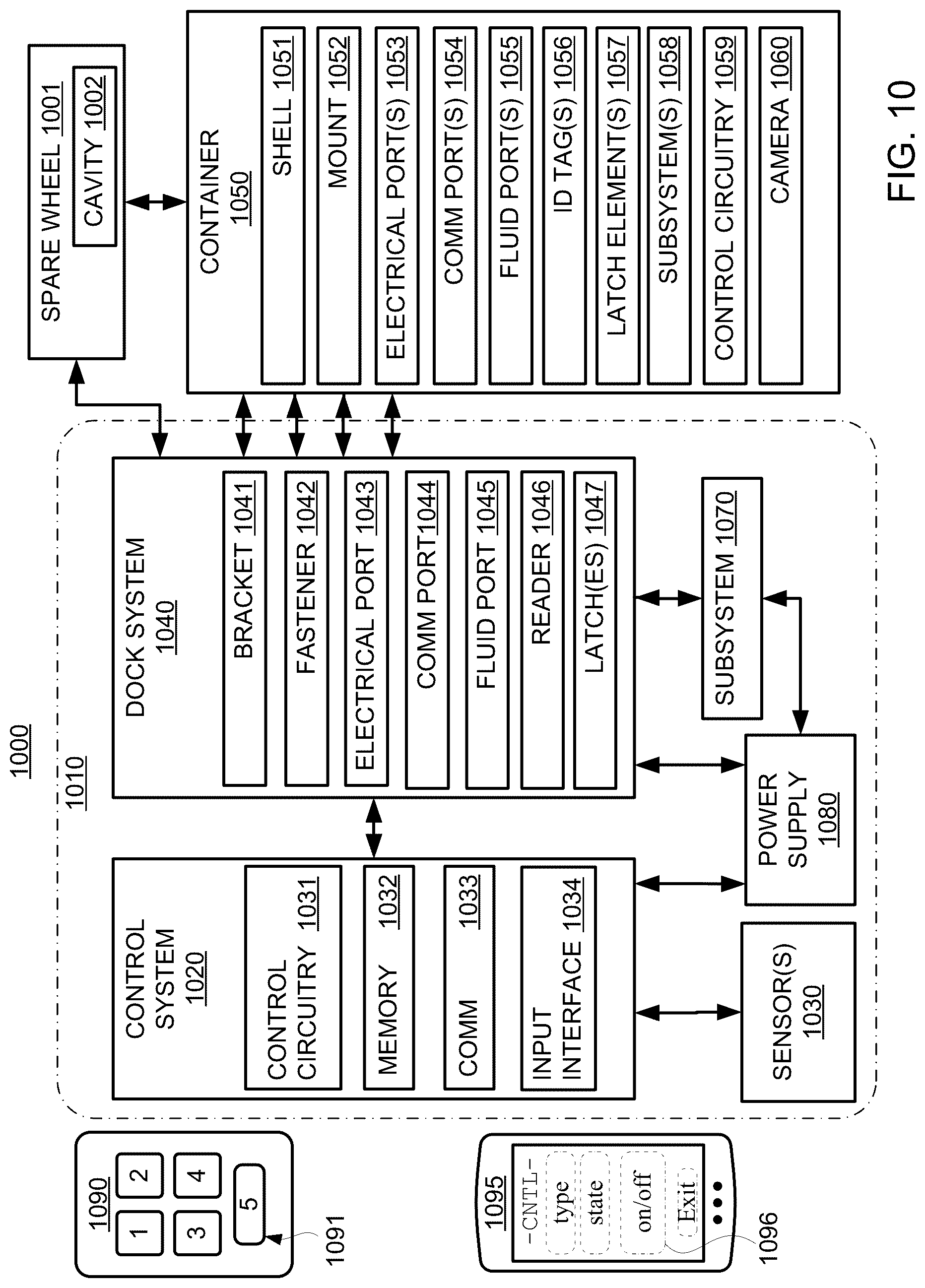 Patent US12304573 Figure 6 – Spare wheel containers for a vehicle