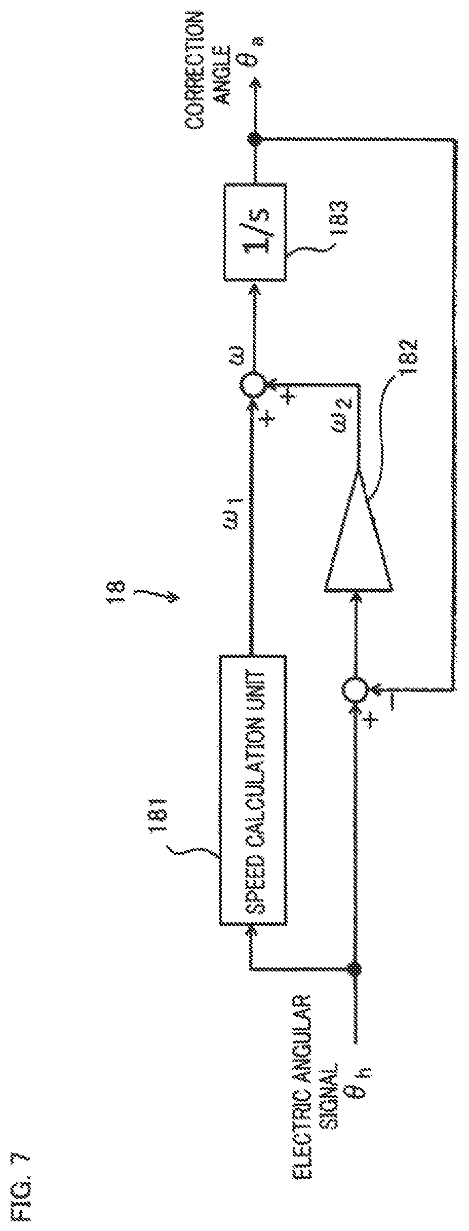 Patent US12304576 Figure 8 – Angle detector, AC-rotating-machine controller, and electric power steering apparatus