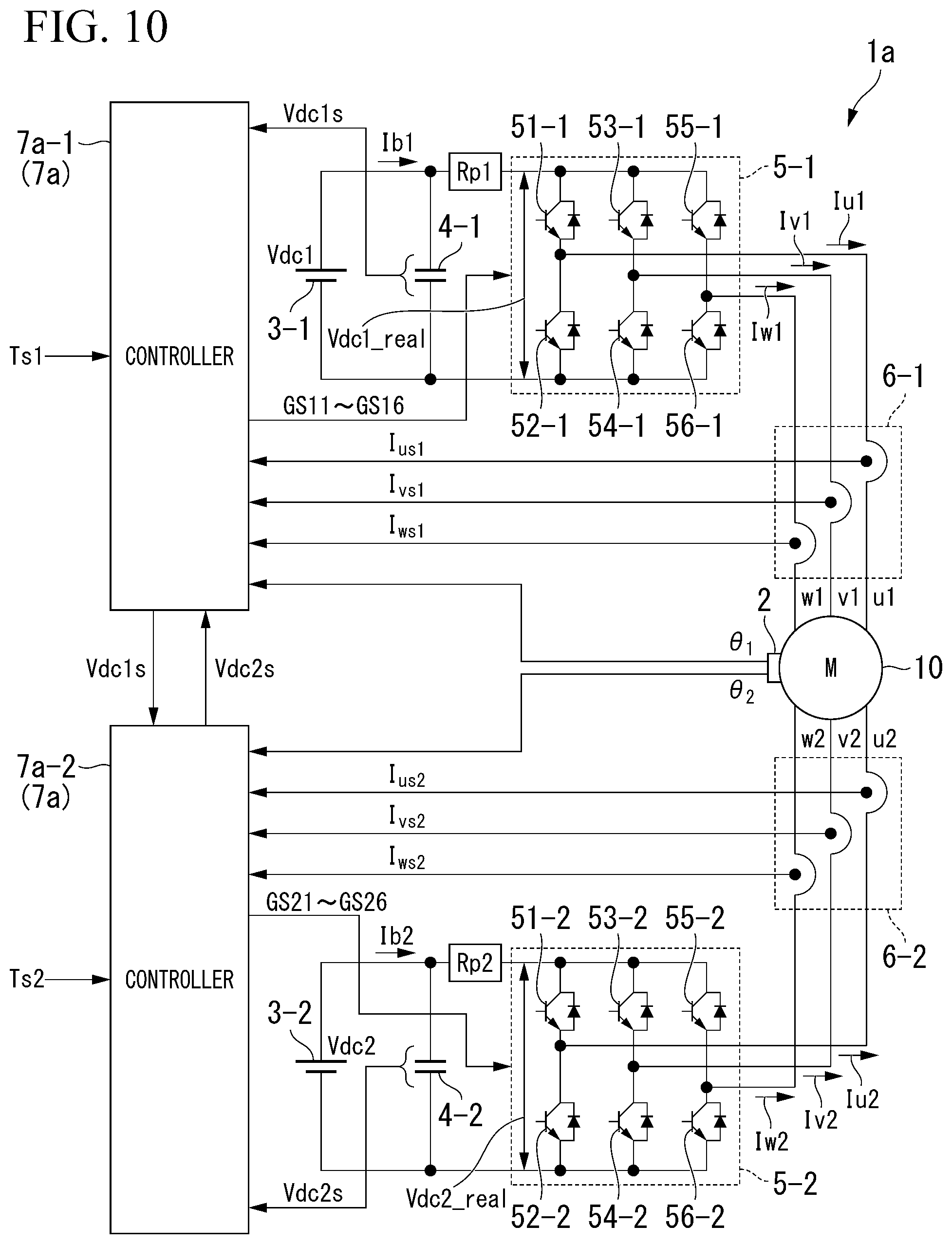 Patent US12304577 Figure 7 – Rotating machine control device and electric power steering device