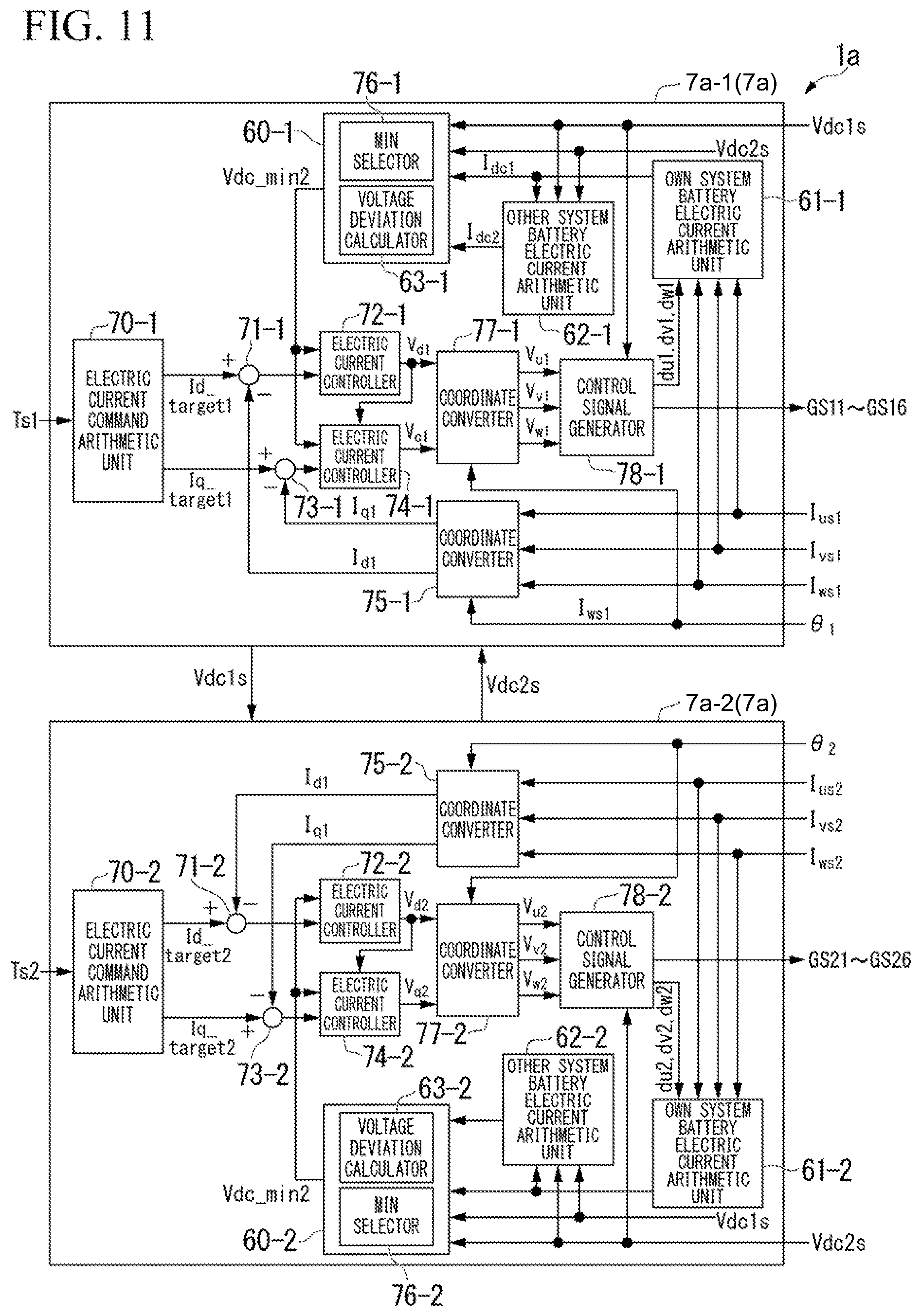Patent US12304577 Figure 8 – Rotating machine control device and electric power steering device