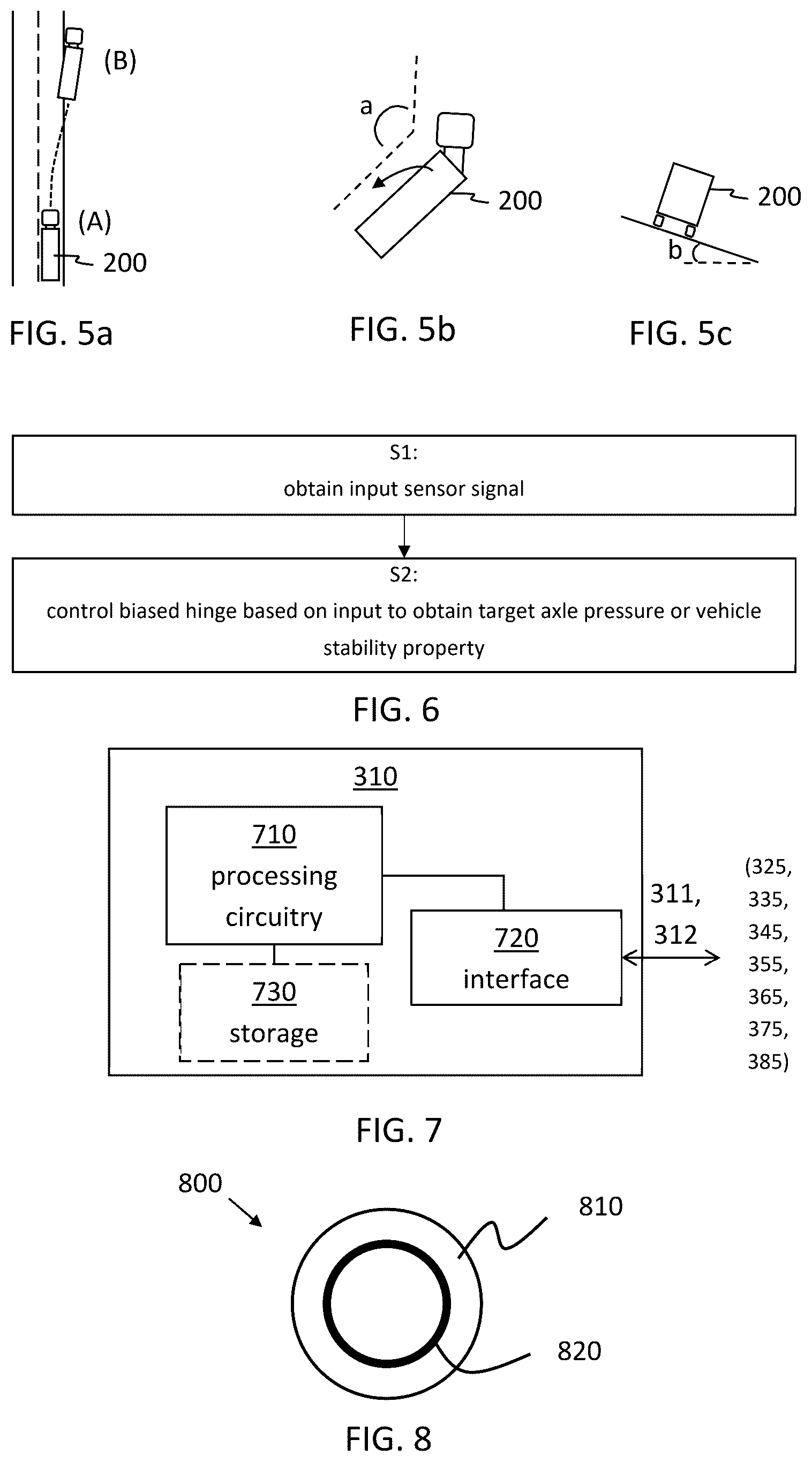 Patent US12304578 Figure 4 – Fifth wheel control arrangements for articulated vehicles