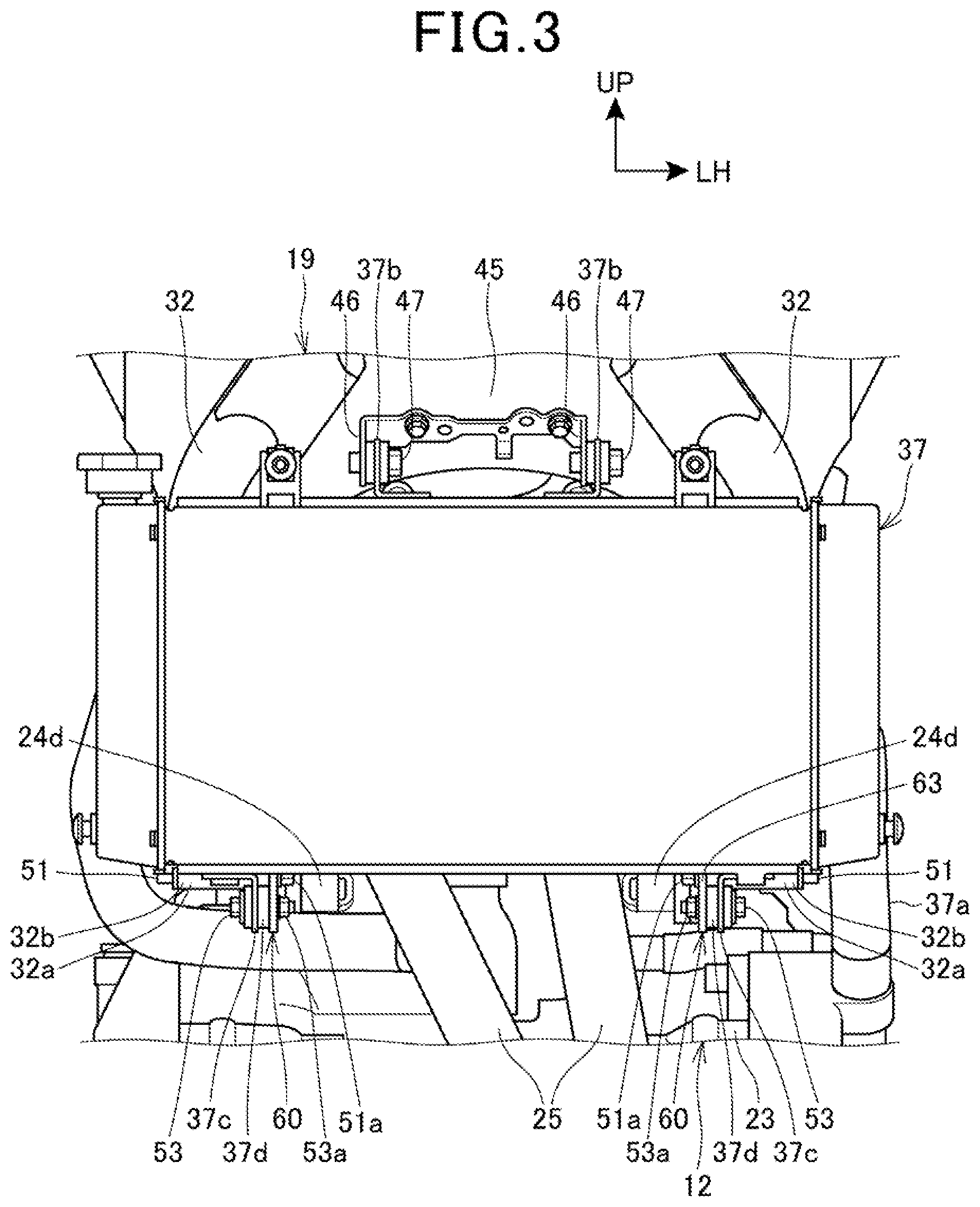 Patent US12304582 Figure 3 – Saddle-ride vehicle