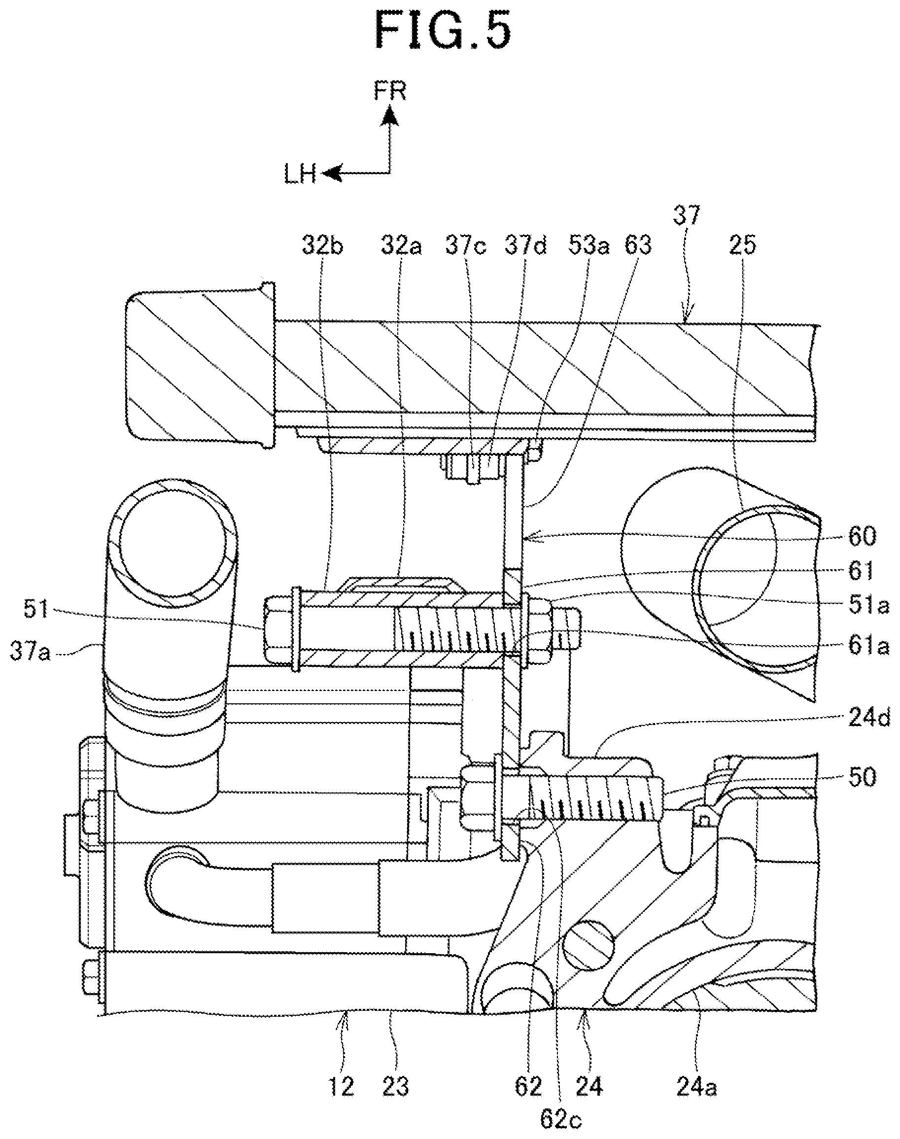 Patent US12304582 Figure 5 – Saddle-ride vehicle