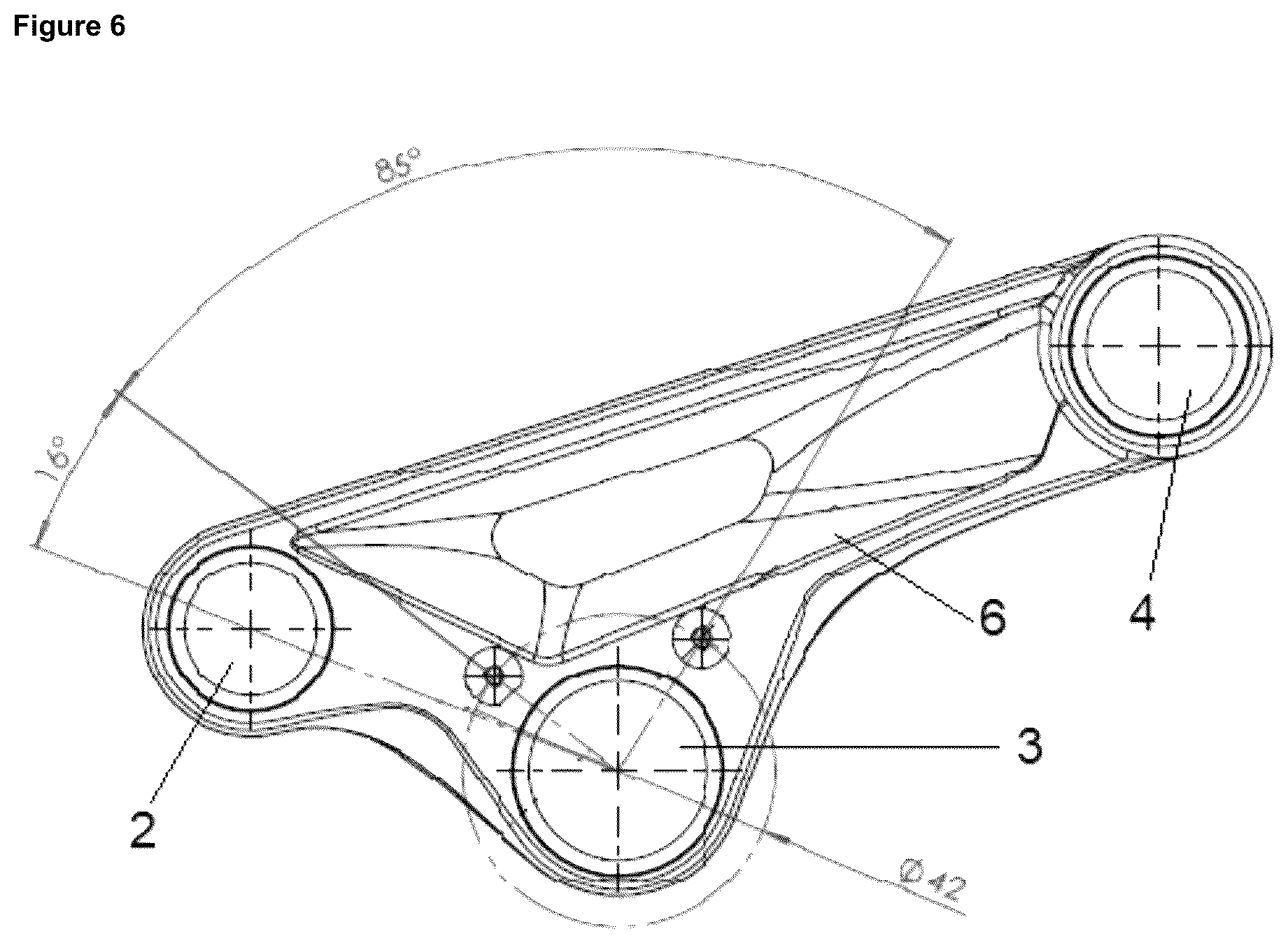 Patent US12304584 Figure 6 – Rear suspension device, system and method for a bicycle