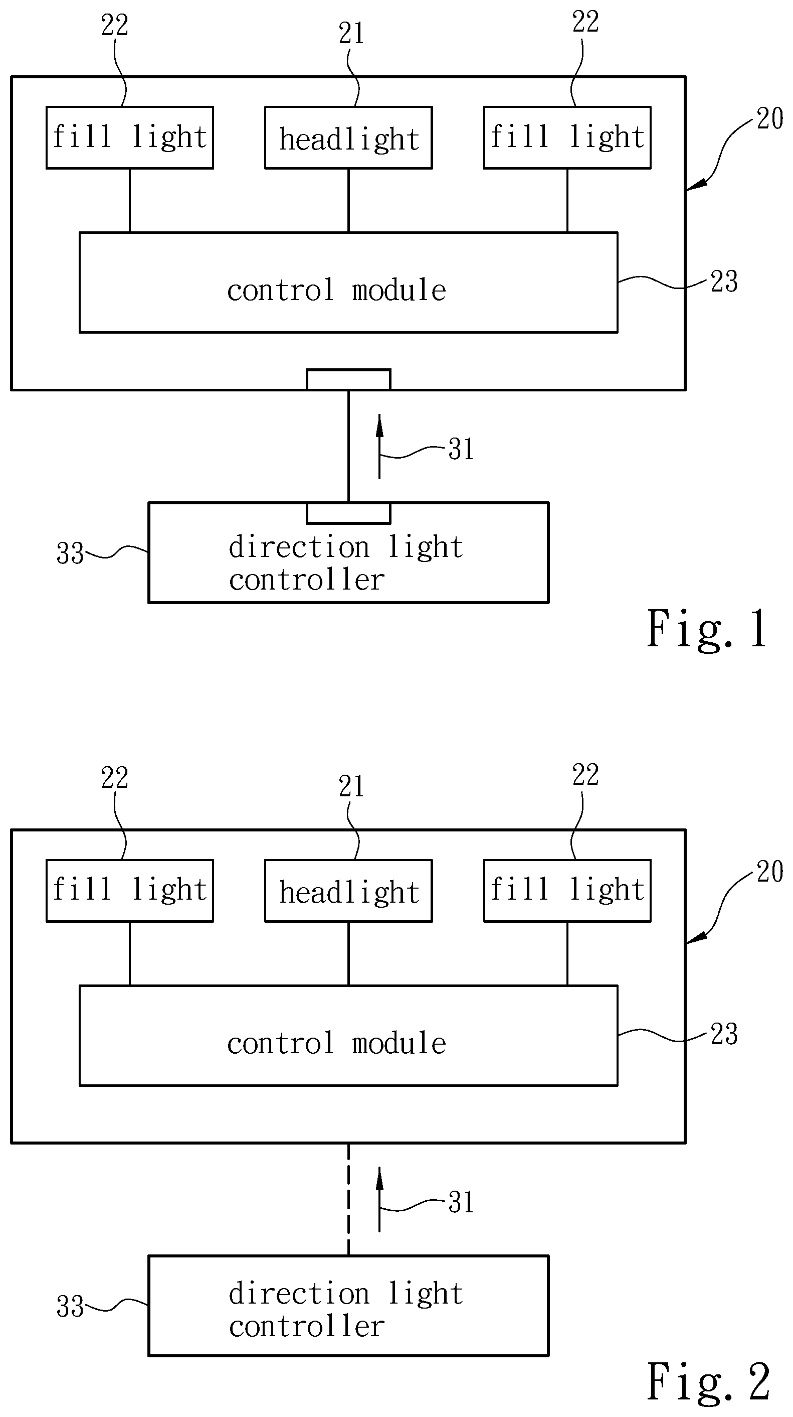 Patent US12304586 Figure 1 – Bicycle headlight system