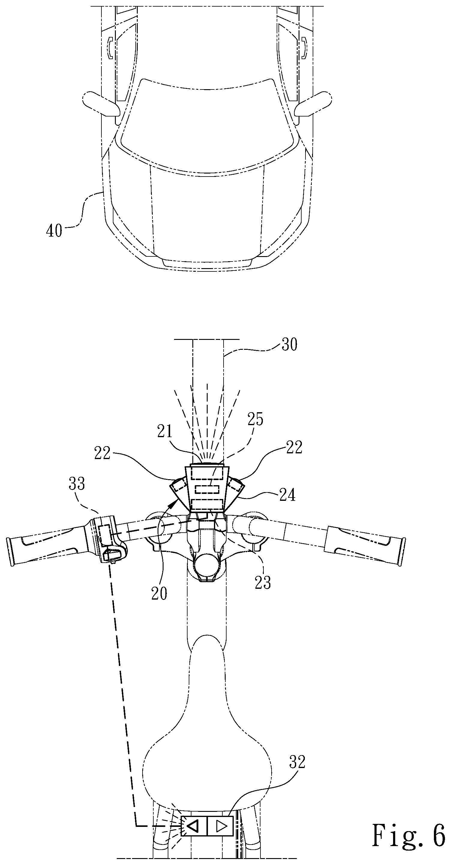 Patent US12304586 Figure 5 – Bicycle headlight system